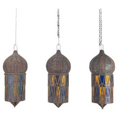 Three 20th Century Moroccan Lanterns