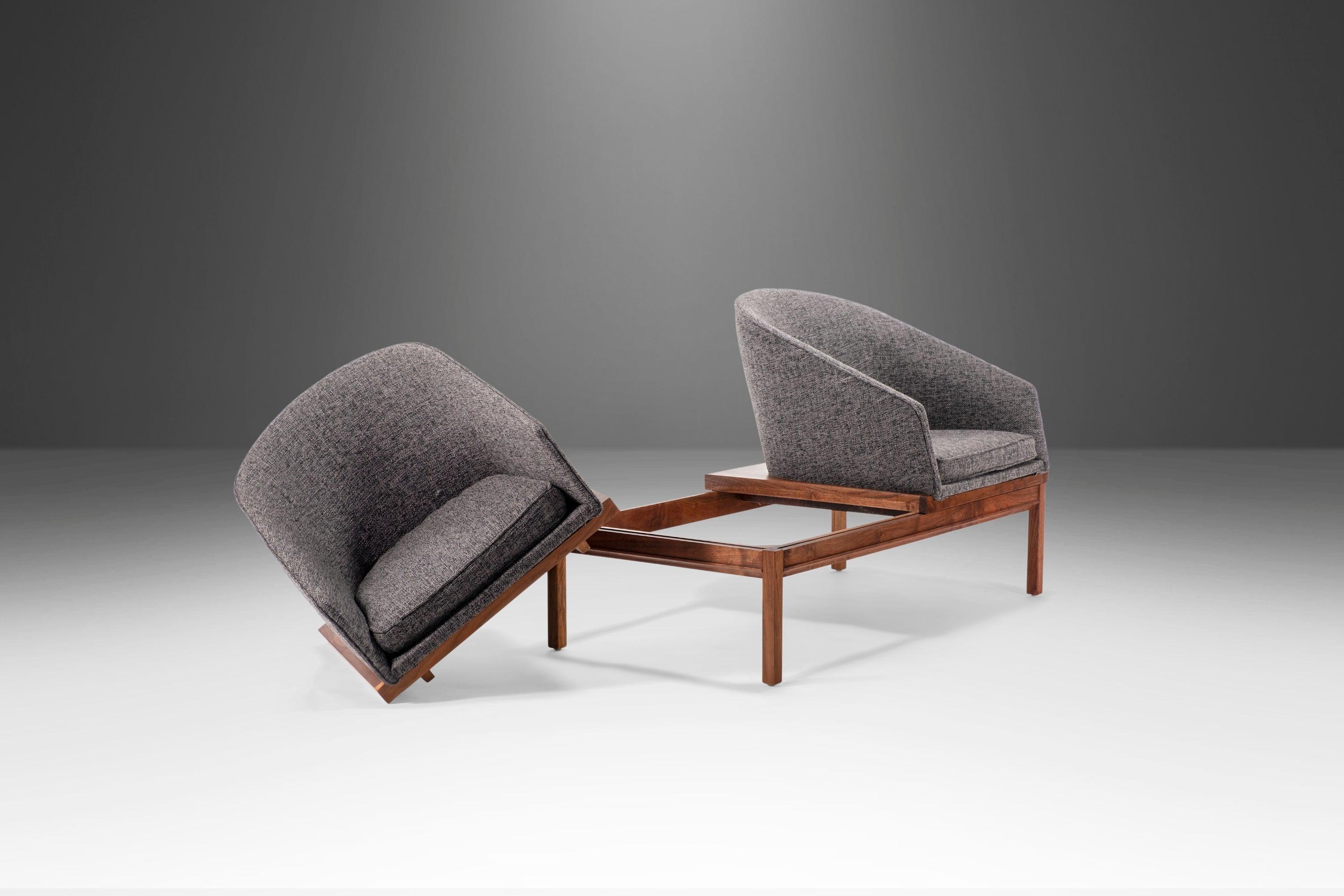 American Three (3) Seat & Two (2) Seat Modular Benches Attributed to Arthur Umanoff, 1960