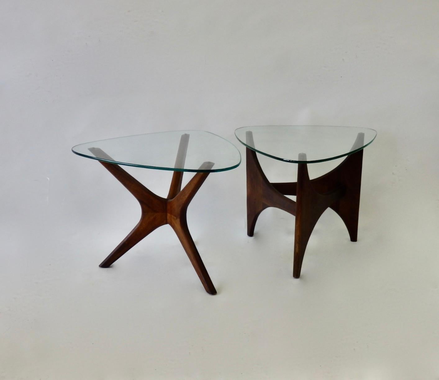 Glass Three Adrian Pearsall Craft Associates Walnut 