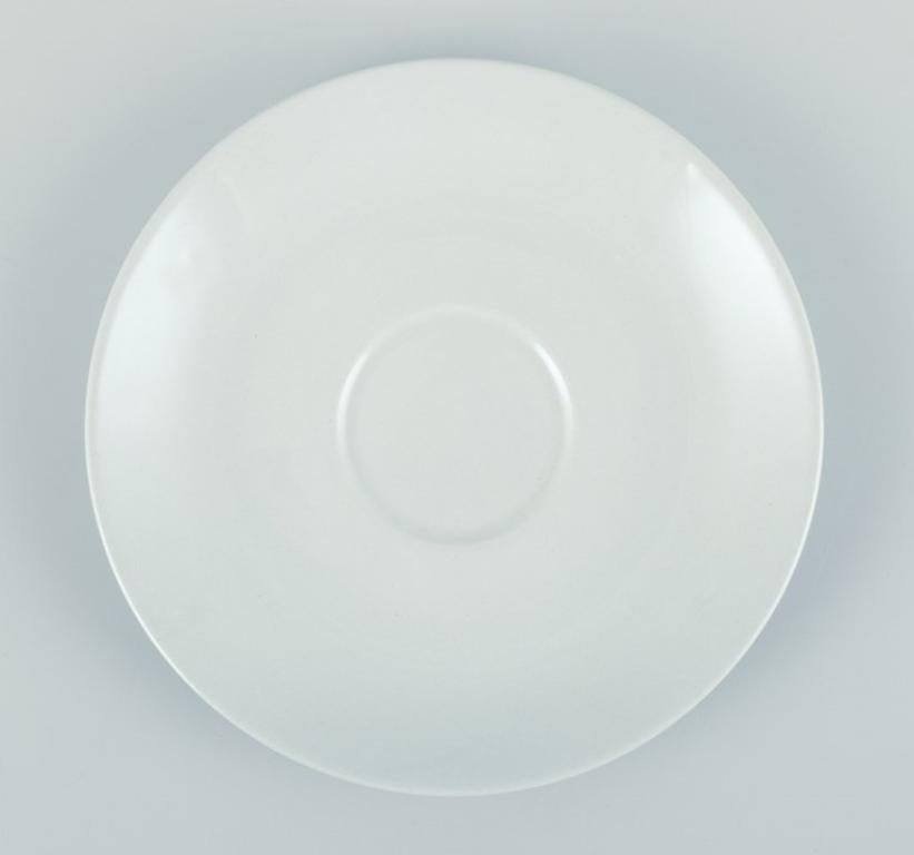 Tres tazas y platillos de café de la línea azul Aluminia/Royal Copenhagen. en venta 2