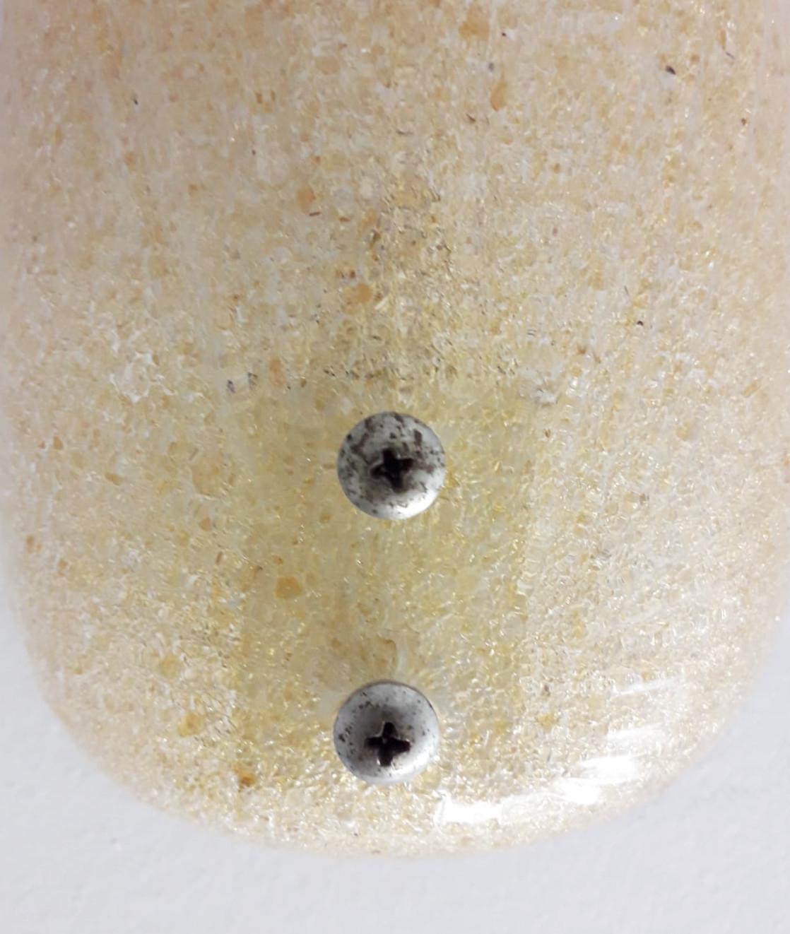 Amber Graniglia Sconce by Mazzega - 3 available In Good Condition For Sale In Los Angeles, CA