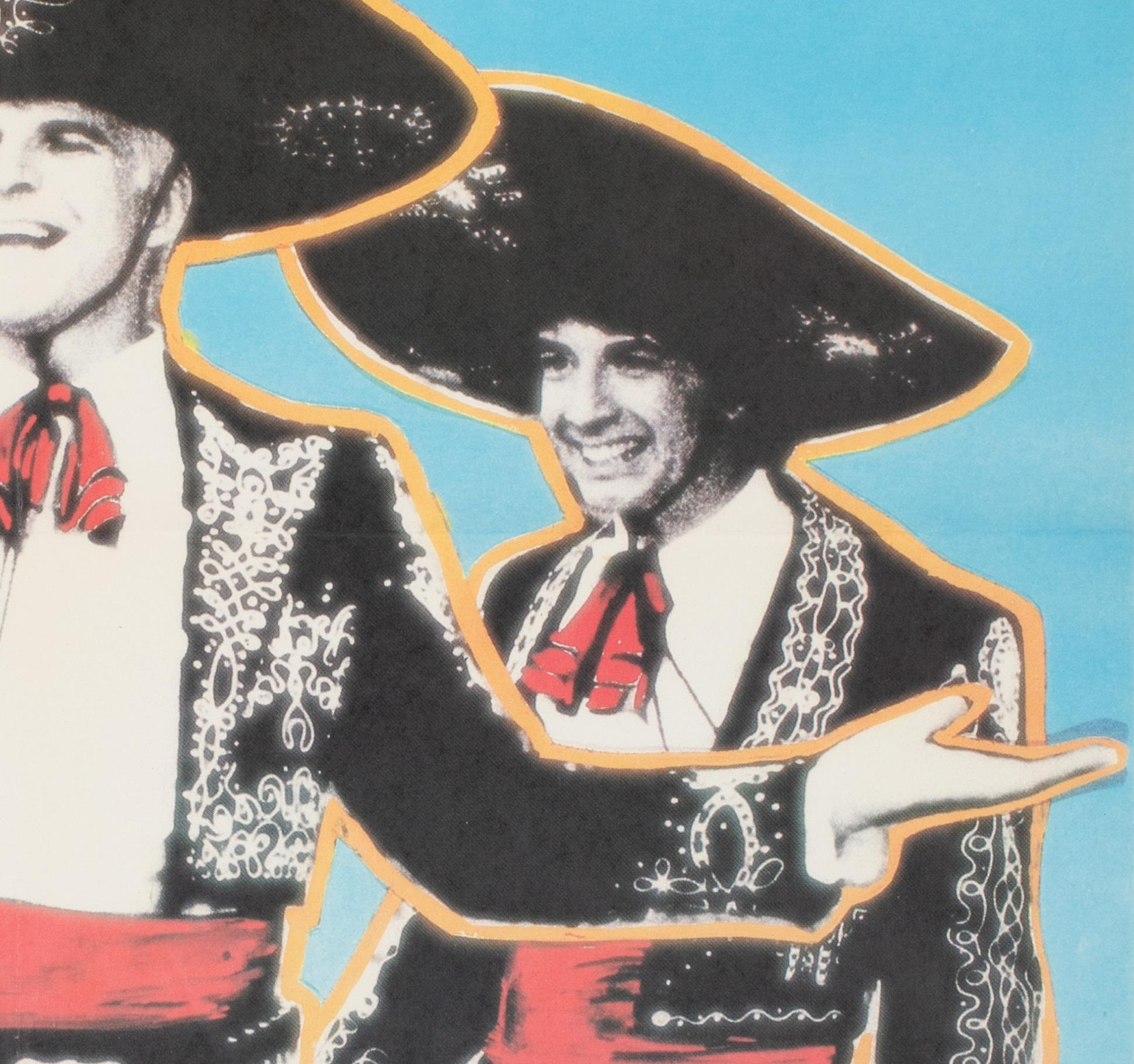 Paper Three Amigos 1990 East German Film Movie Poster For Sale