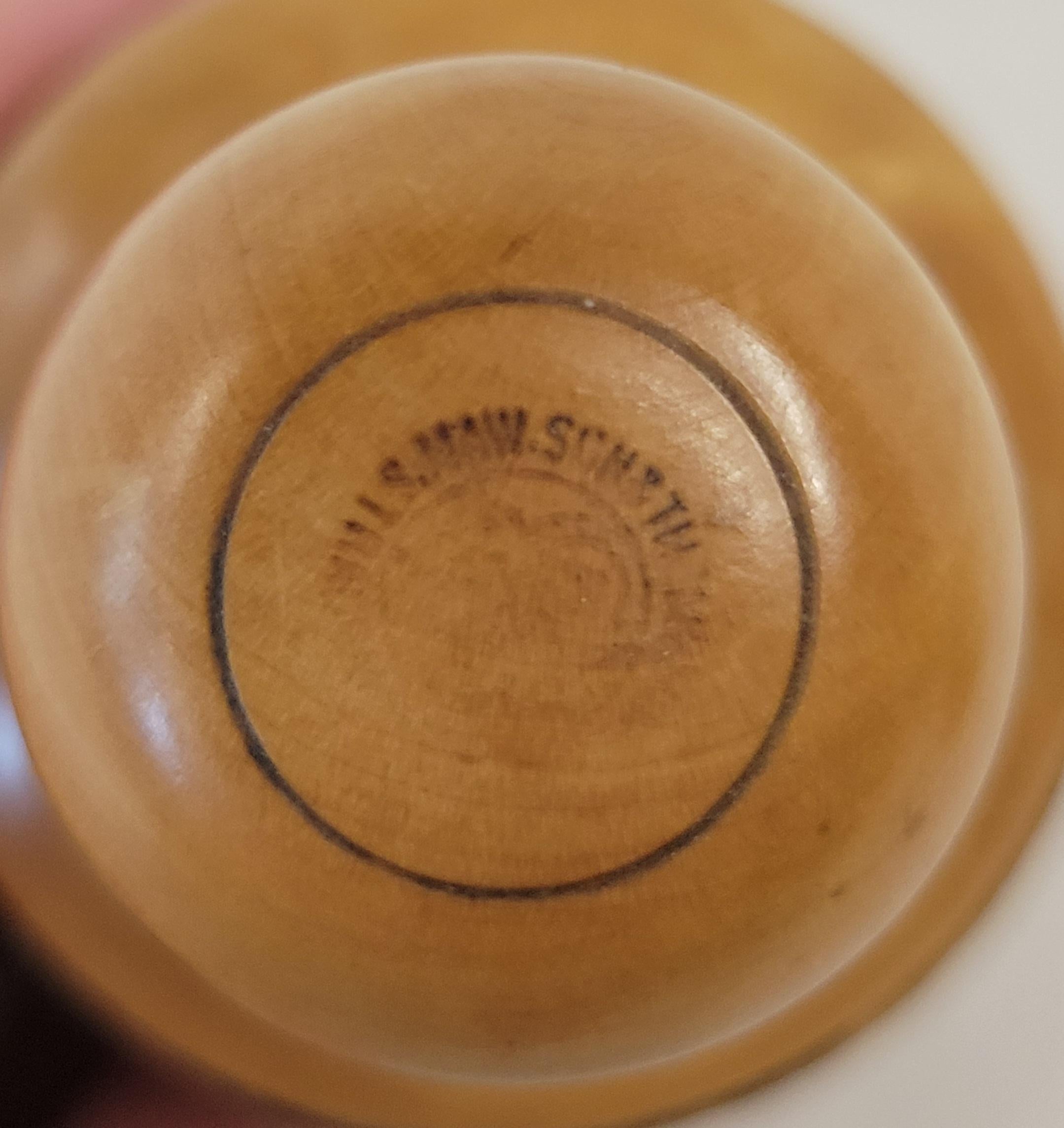 Tre antichi portabottiglie in vimini inglese del 1910 circa di S. Maw, Maw & Sons in vendita 6