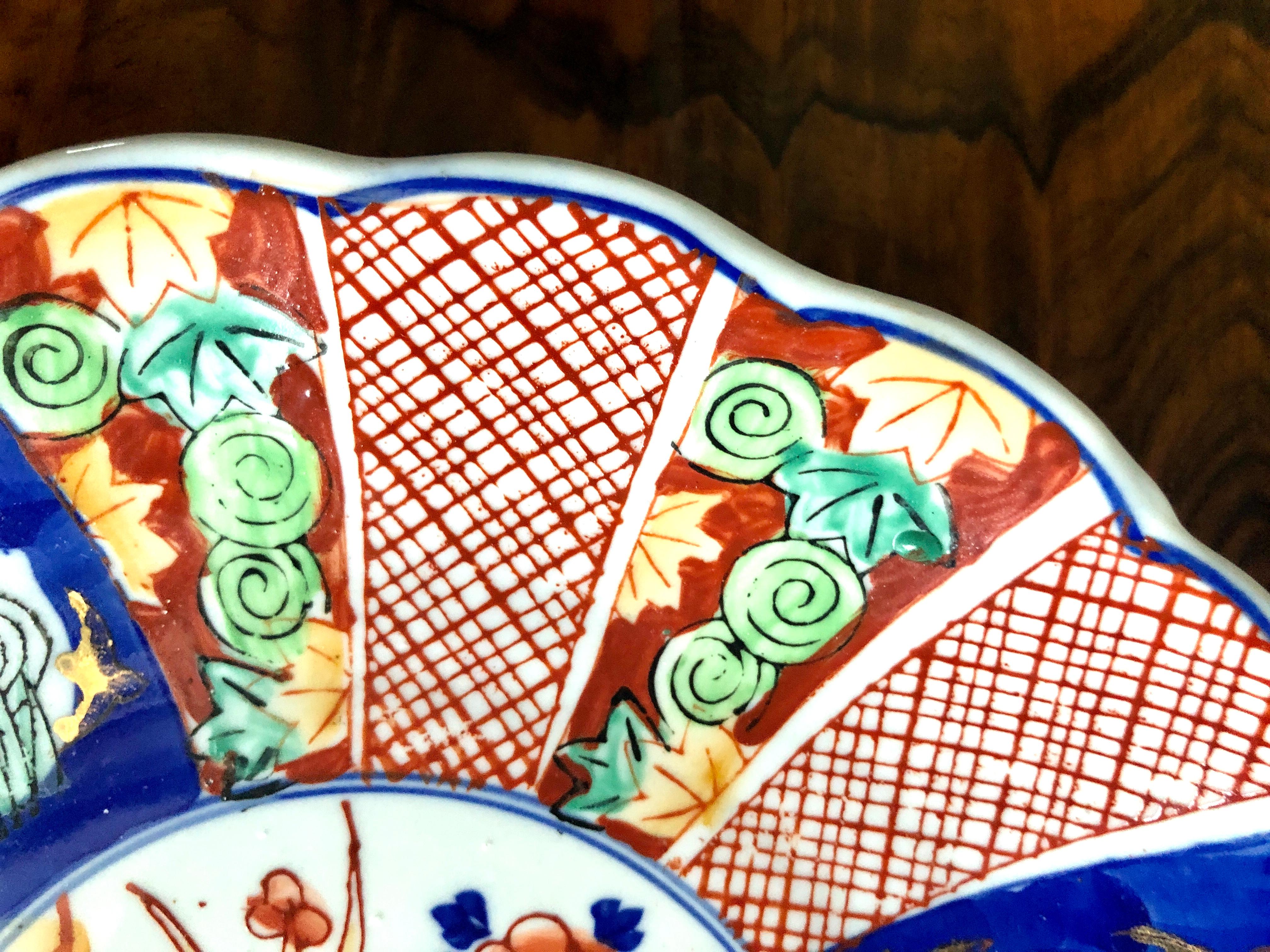 19th Century Three Antique Imari Japanese Plates