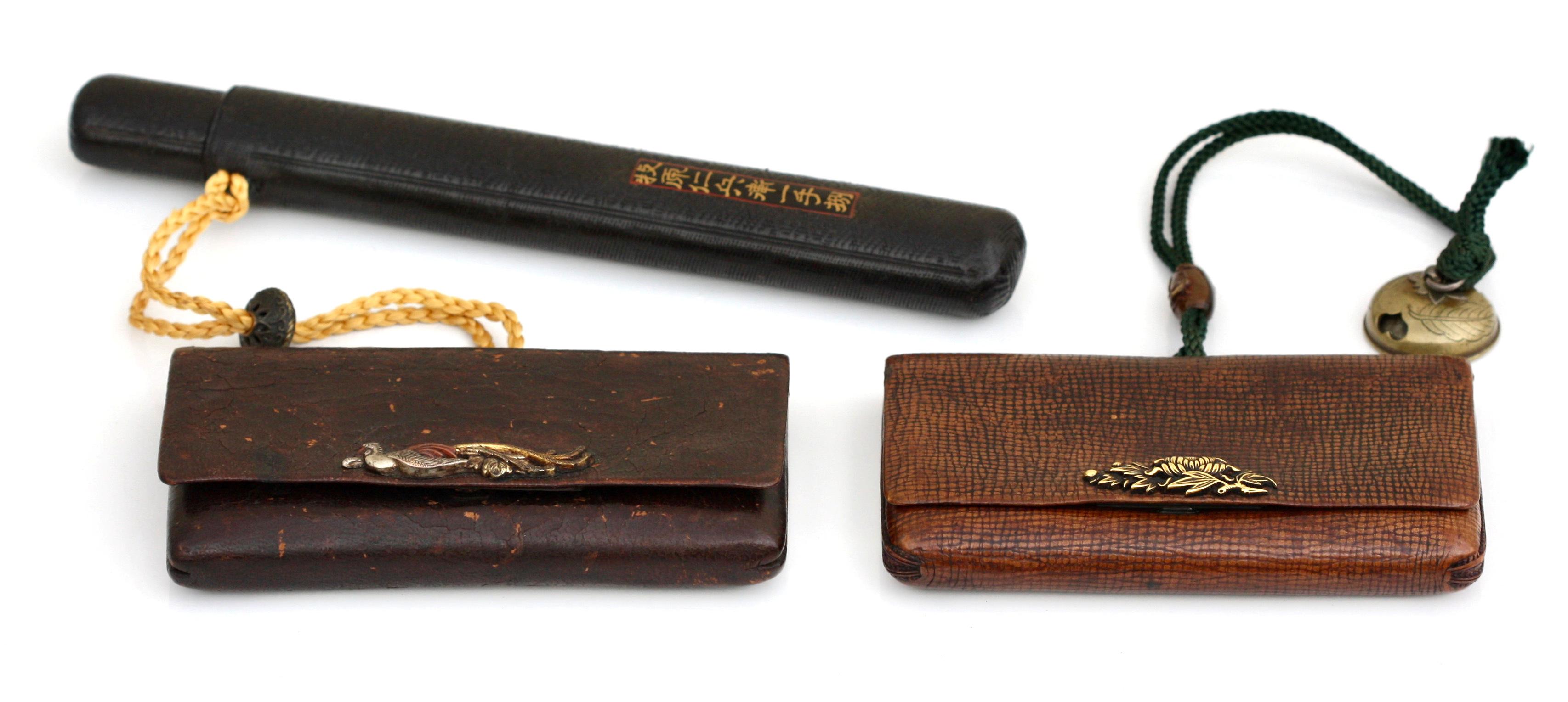 Three Antique Japanese Items In Good Condition For Sale In West Palm Beach, FL