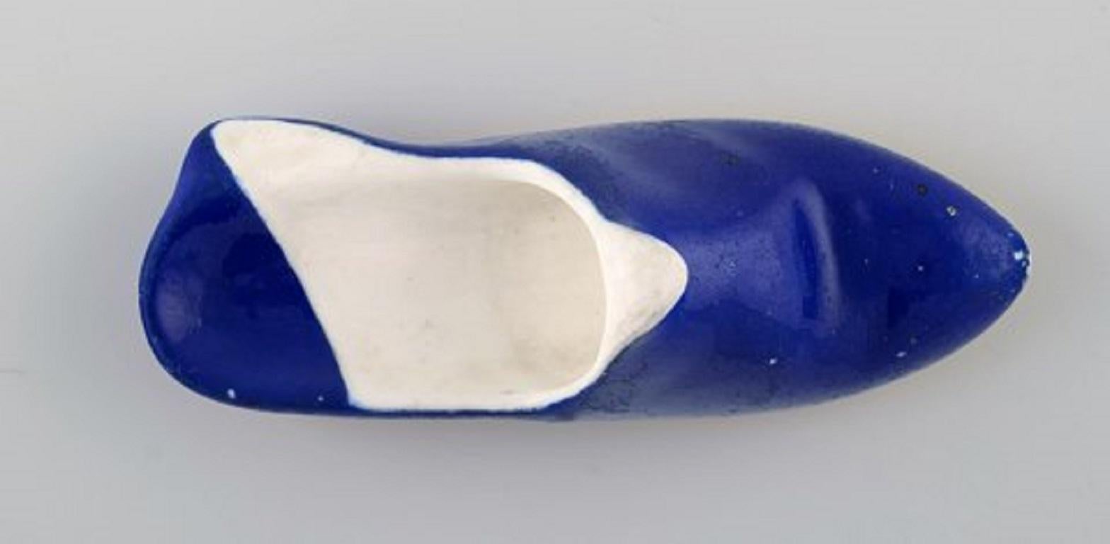 Three Antique Meissen Slippers in Hand Painted Porcelain, 19th Century 1