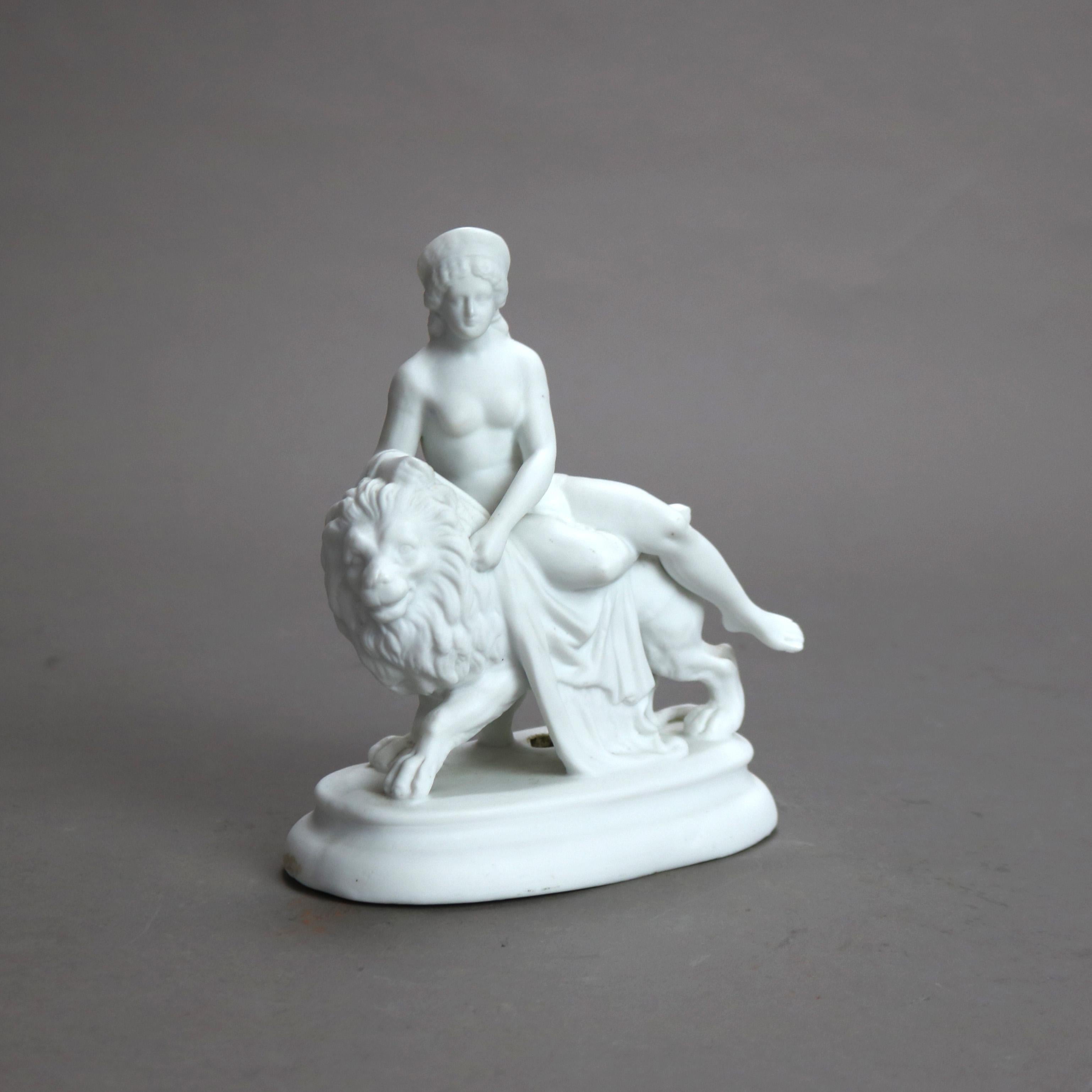 Three Antique Parian Bisque Porcelain Classical Figures c1890

Small White - 7