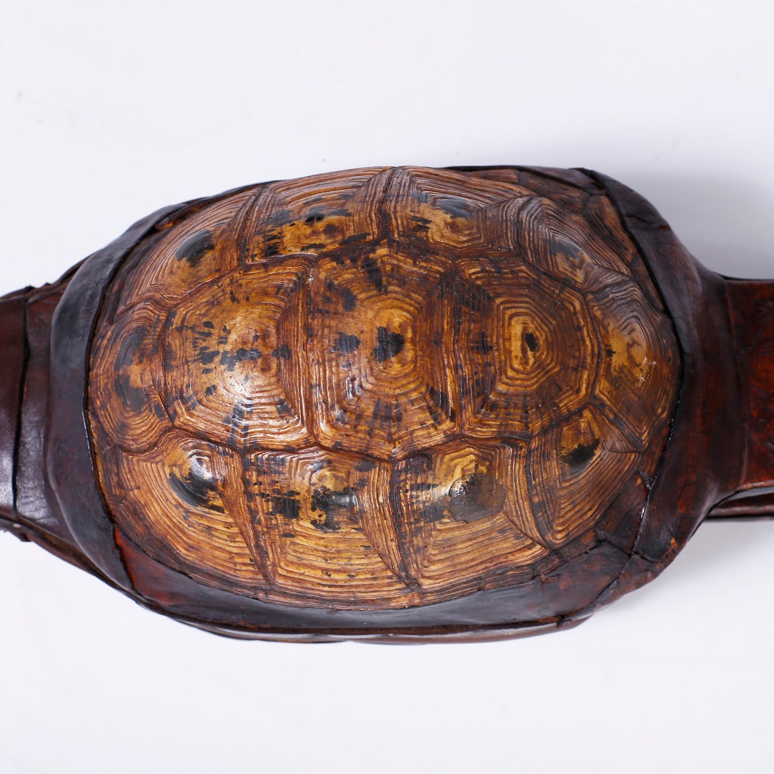 Trois Bellows anciens en coquillage de tortue, vendus individuellement Bon état - En vente à Palm Beach, FL