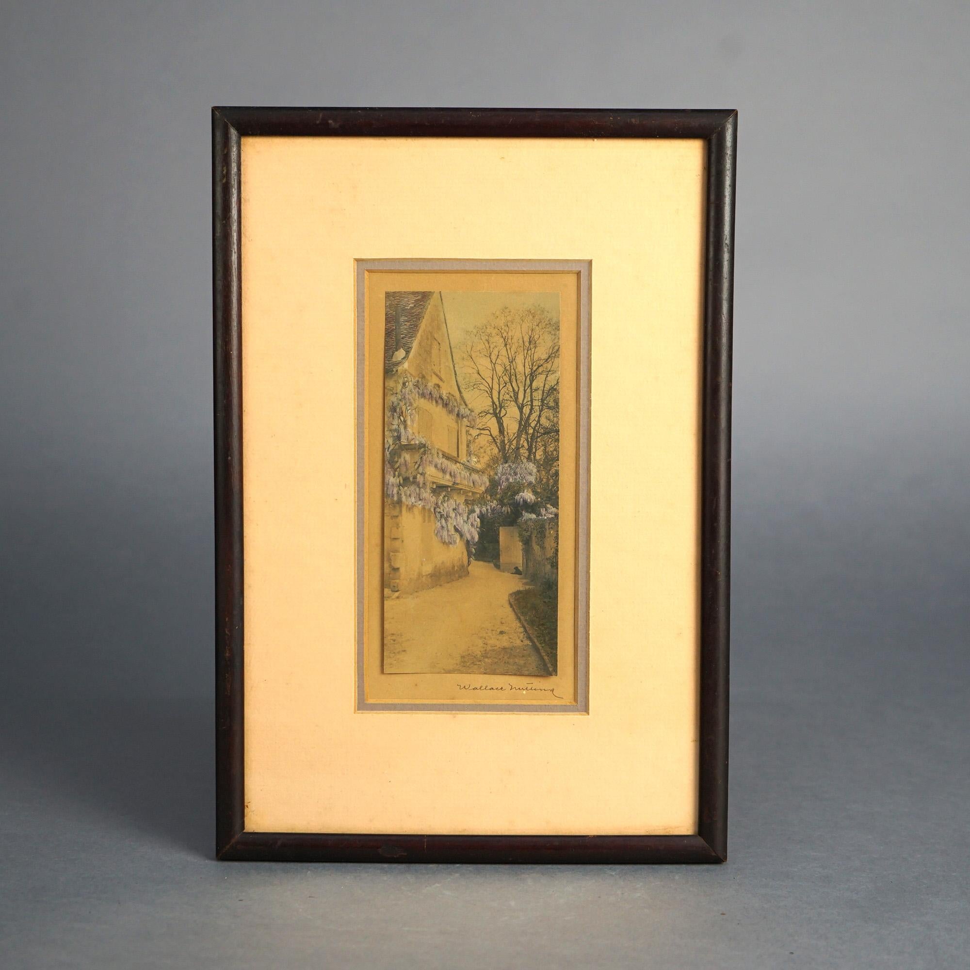 Three Antique Wallace Nutting Prints including Interior & Landscape Scenes C1920 For Sale 5
