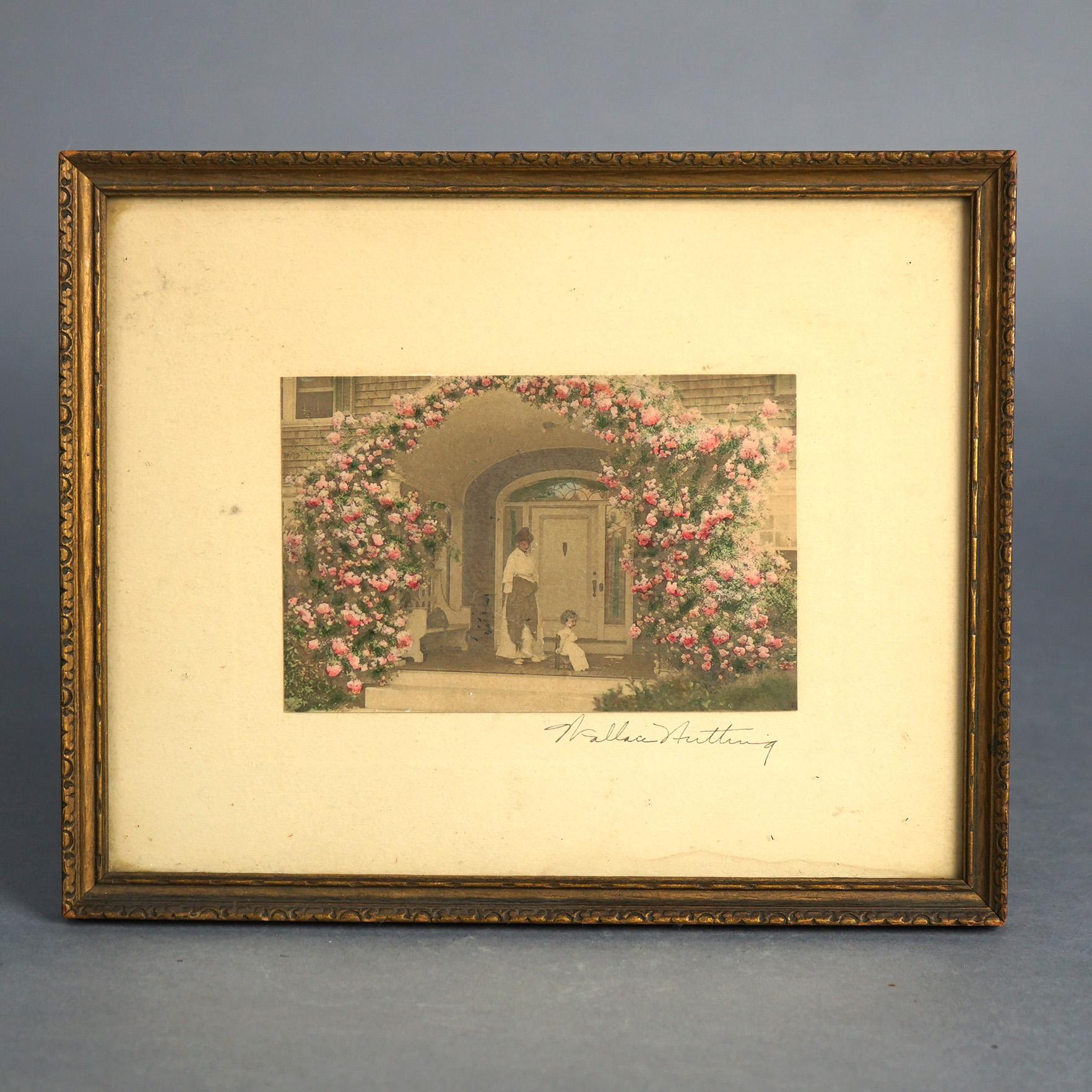 Three Antique Wallace Nutting Prints including Interior & Landscape Scenes C1920 1