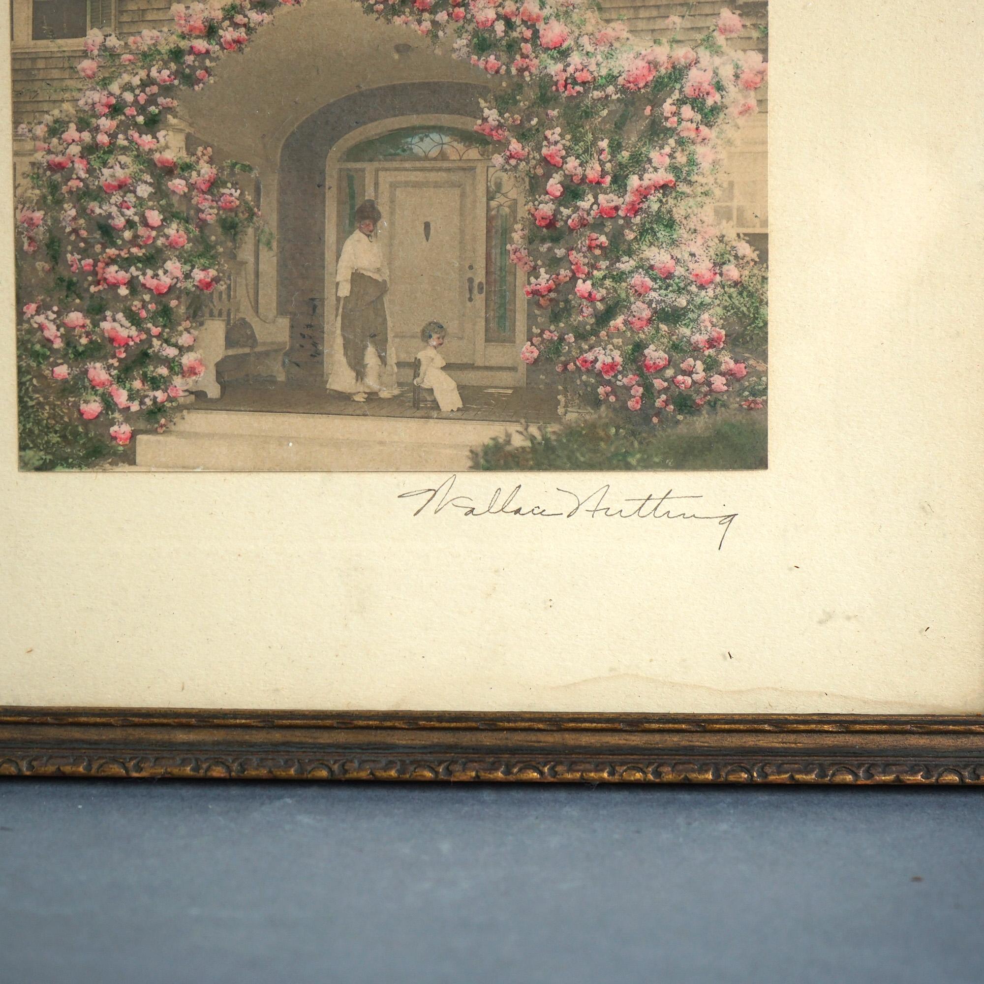 Three Antique Wallace Nutting Prints including Interior & Landscape Scenes C1920 3