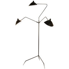 Three-Arm Floor Lamp by Serge Mouille
