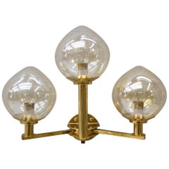 Three-Arm Wall Lamp by Hans-Agne Jakobsson, 1960s