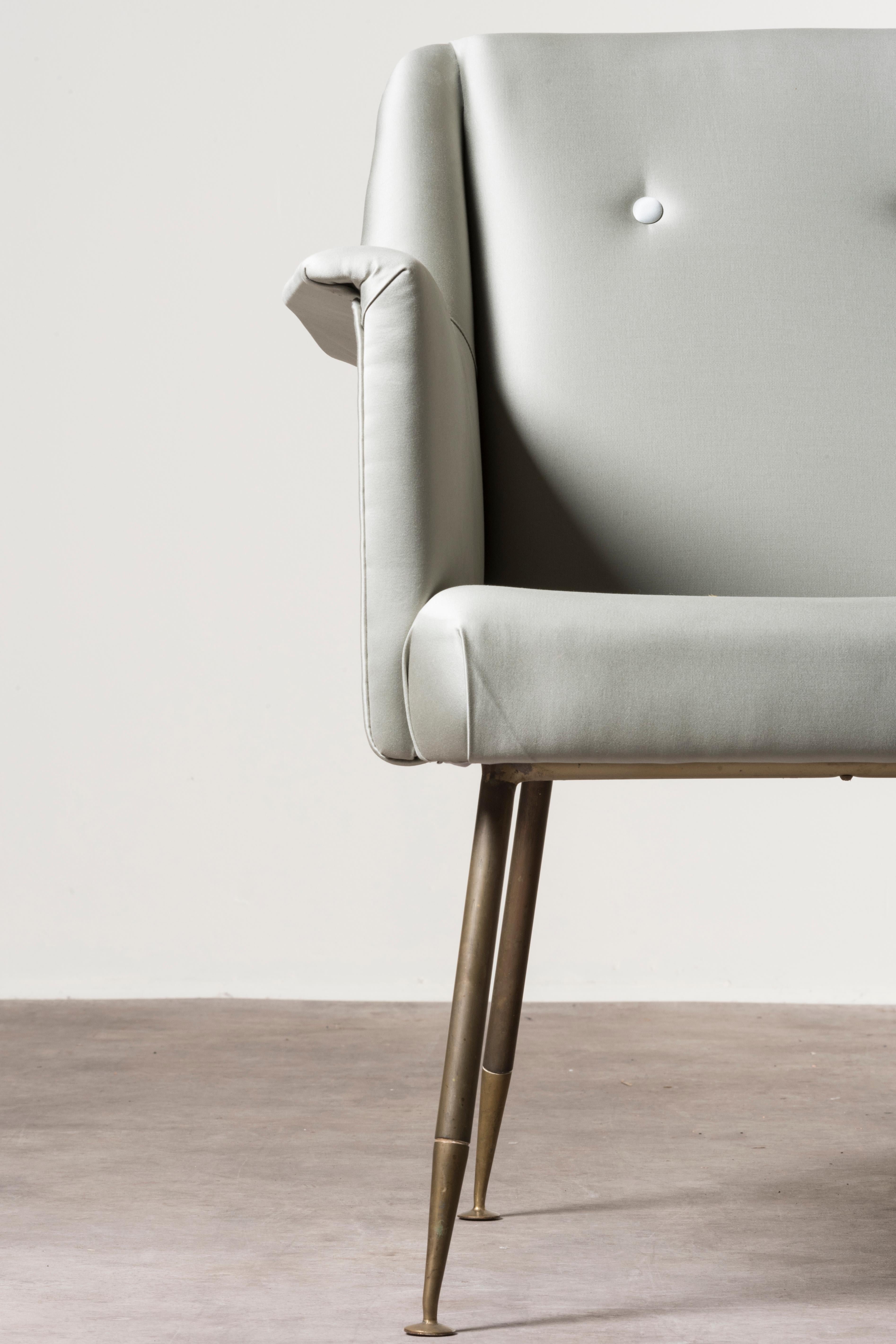 Three Armchairs Mod, Camelia by Carlo Pagani For Sale 2