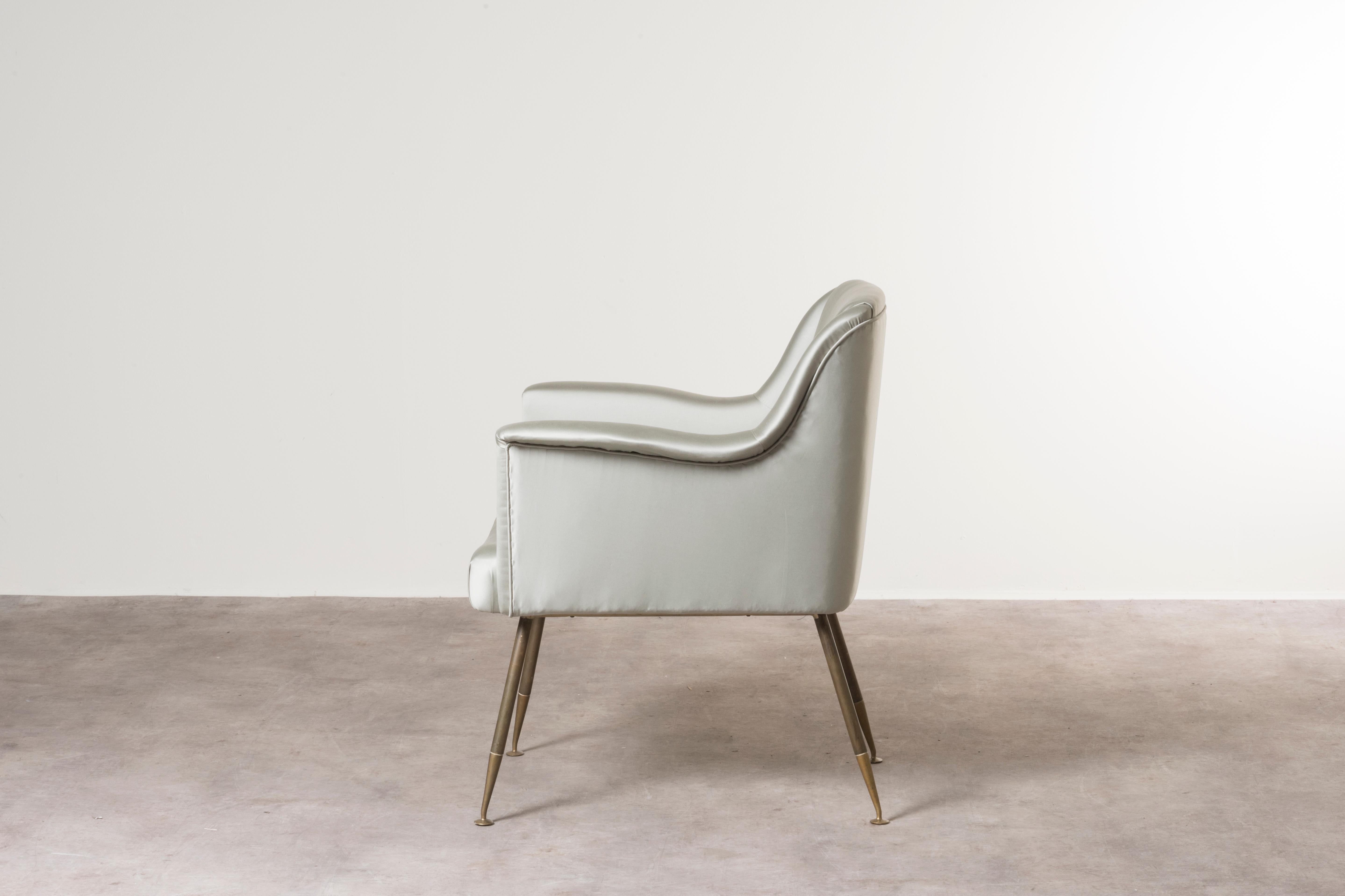 Mid-Century Modern Three Armchairs Mod, Camelia by Carlo Pagani For Sale