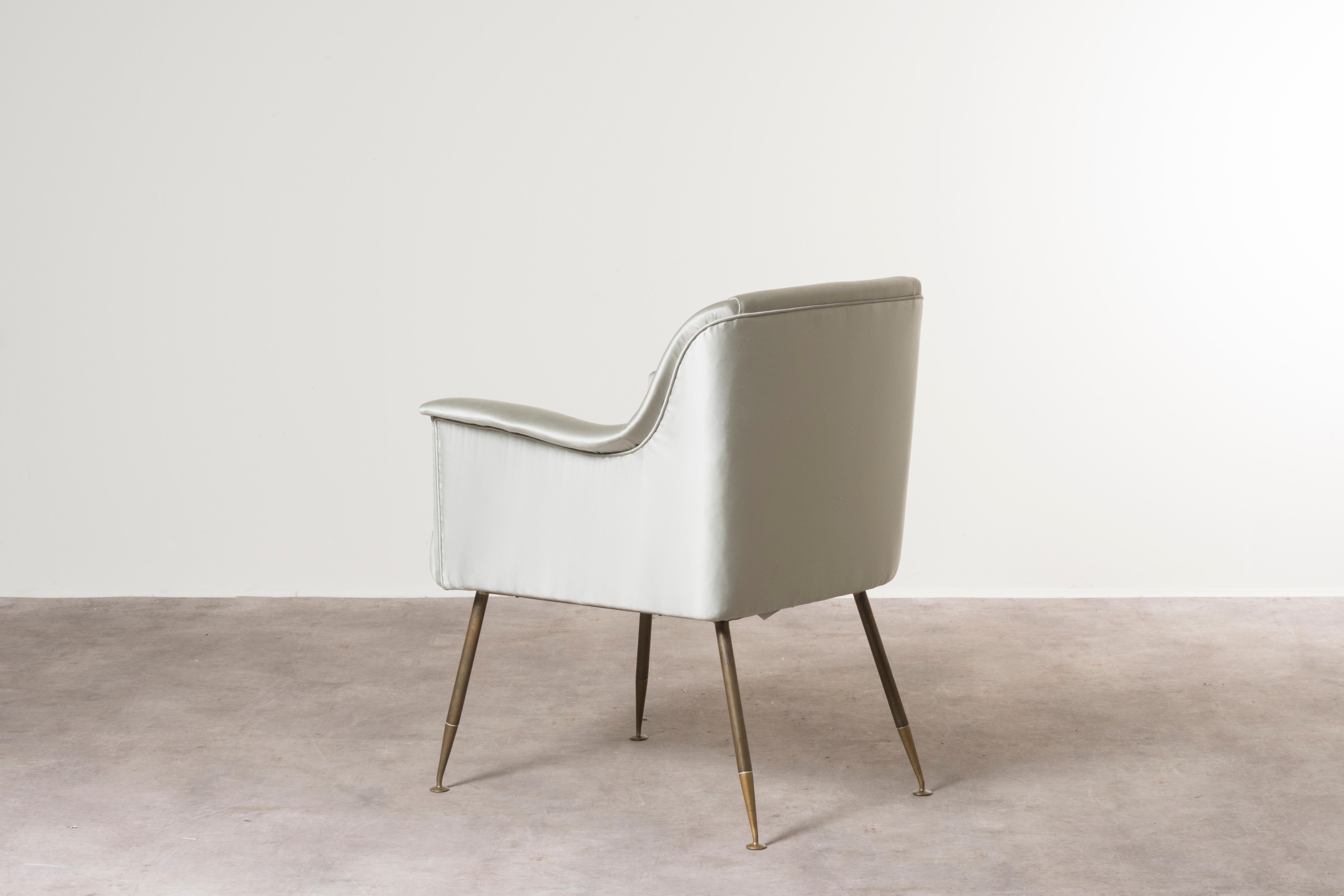 Italian Three Armchairs Mod, Camelia by Carlo Pagani For Sale