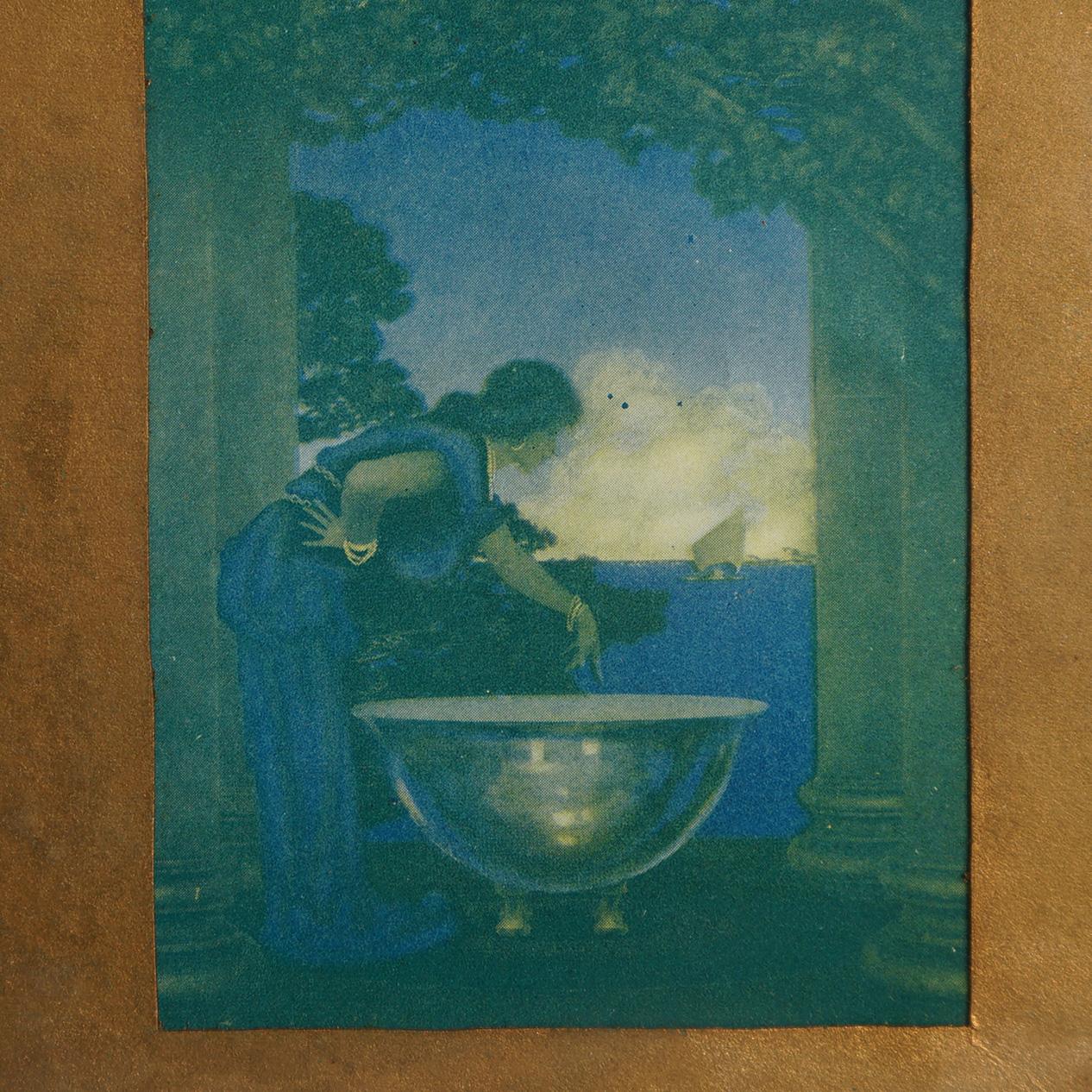 Three Art Deco Maxfield Parrish Prints Including “The Prince” C1920 In Good Condition For Sale In Big Flats, NY