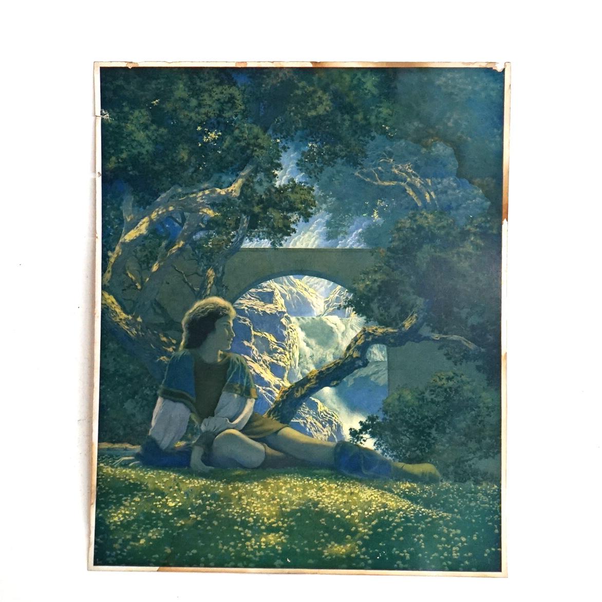 Three Art Deco Maxfield Parrish Prints Including “The Prince” C1920 For Sale 2