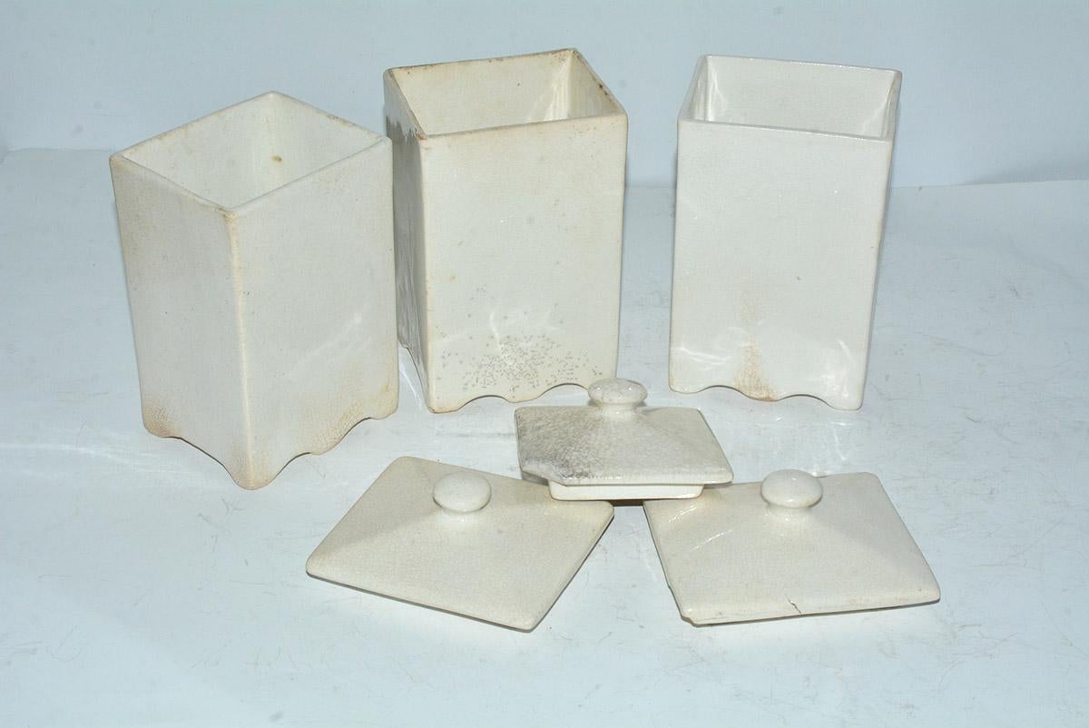 art deco canisters
