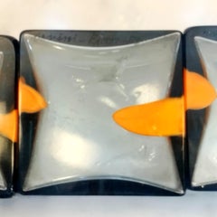 Tre posacenere di Pierre Cardin per Venini