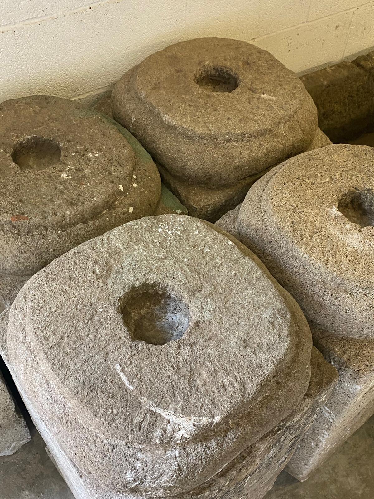 Central American THREE AVAILABLE Large Scale 19th Century Stone Bases For Sale