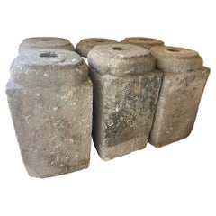 THREE AVAILABLE Large Scale 19th Century Stone Bases