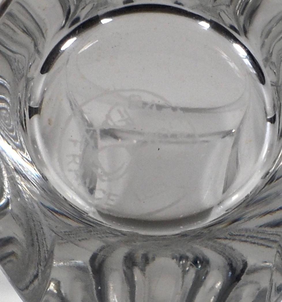 French Three Baccarat Nelly Cut Crystal Vases