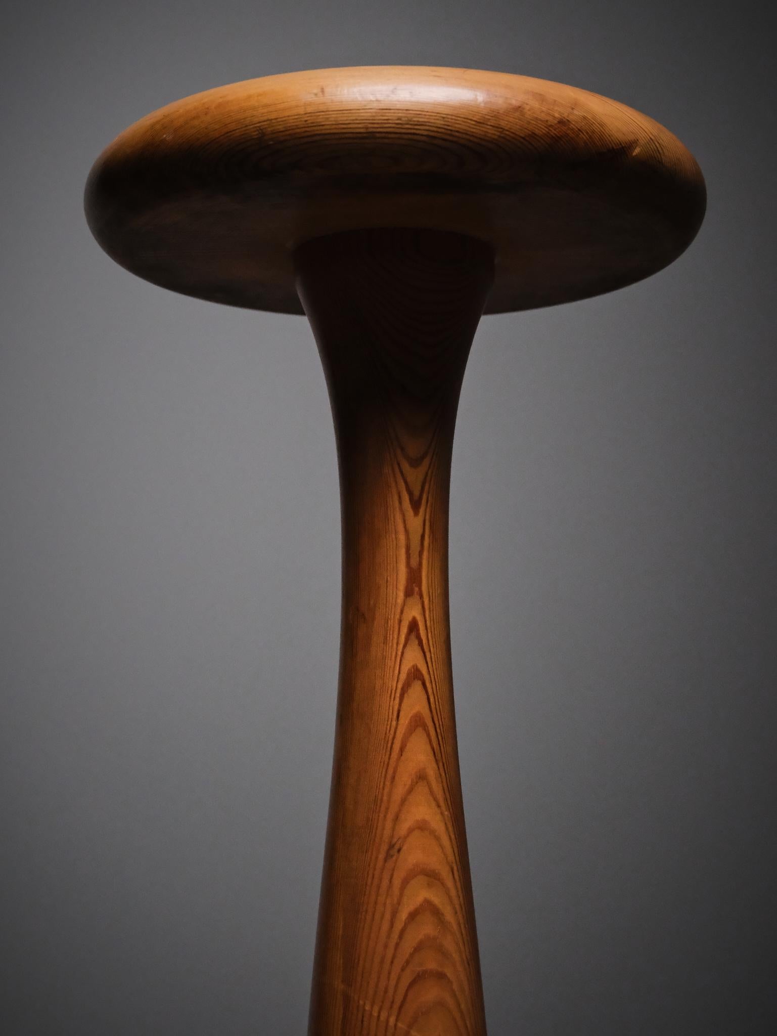 Three bar stools in pine made by Asko, Finland, 1970s For Sale 3