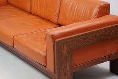 Bastiano-Sofa aus Leder von Tobia Scarpa für Haimi Finnland, 1960er Jahre