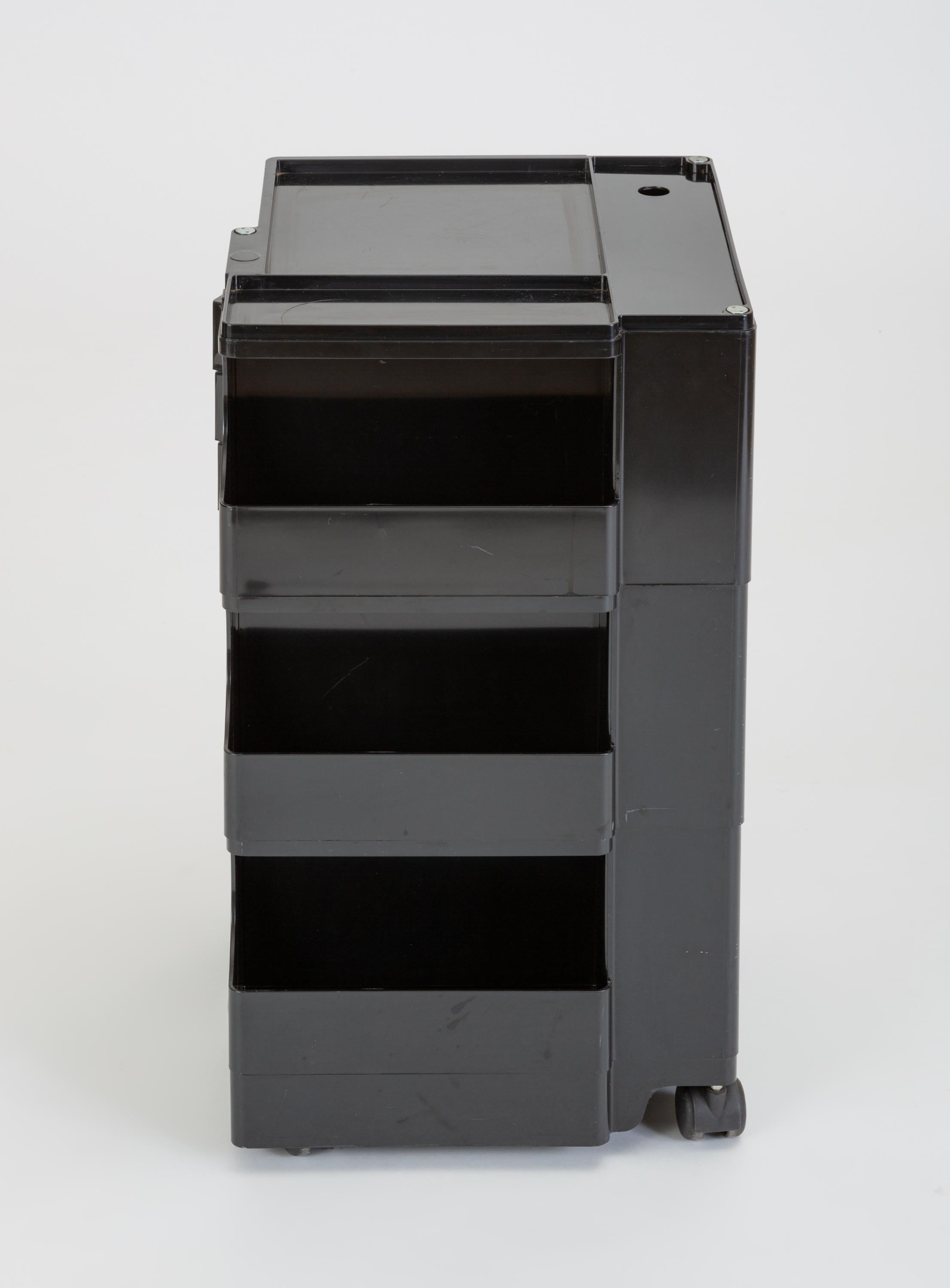 Mid-20th Century Three-Bay Boby Cart by Joe Colombo for Bieffeplast