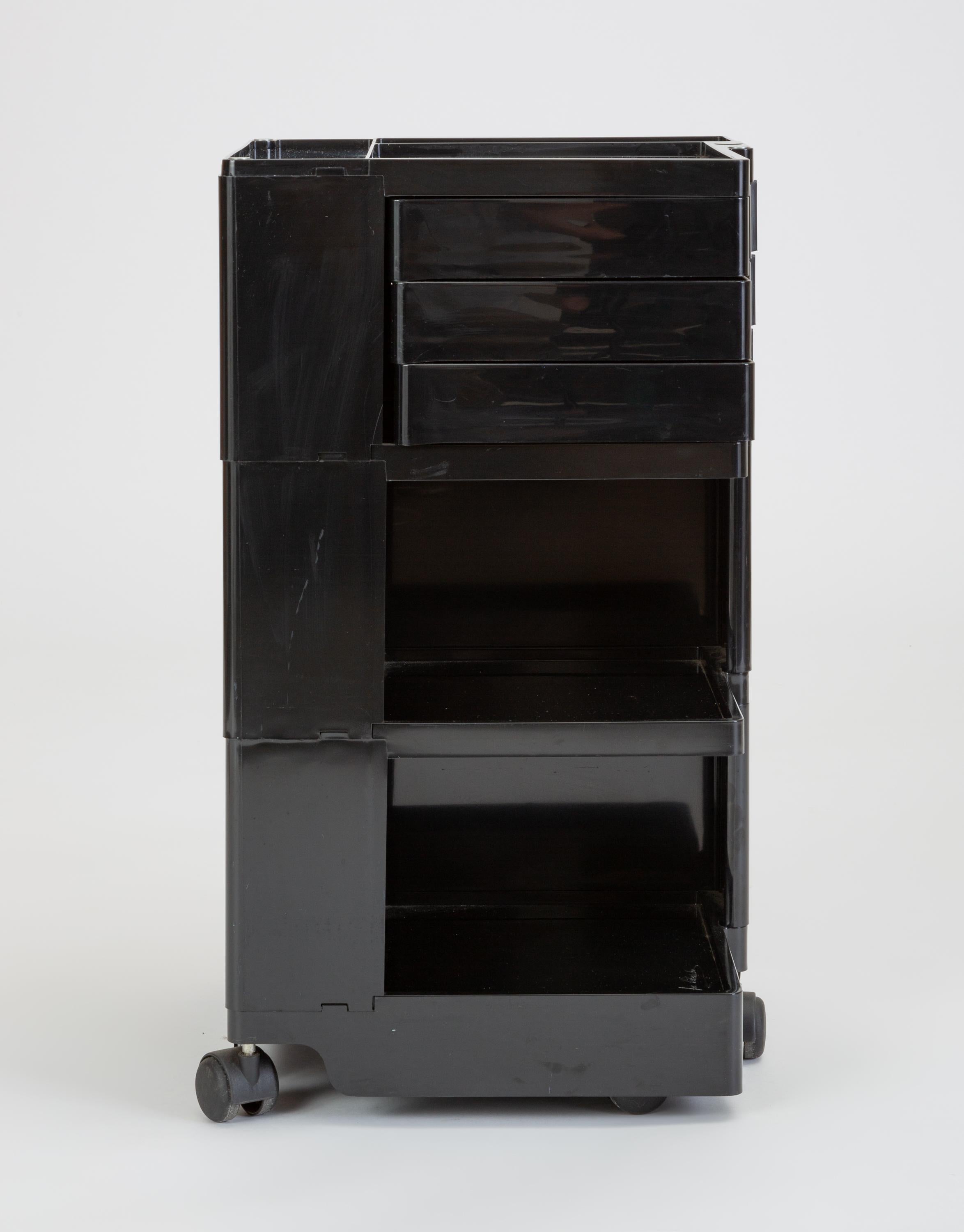 Plastic Three-Bay Boby Cart by Joe Colombo for Bieffeplast