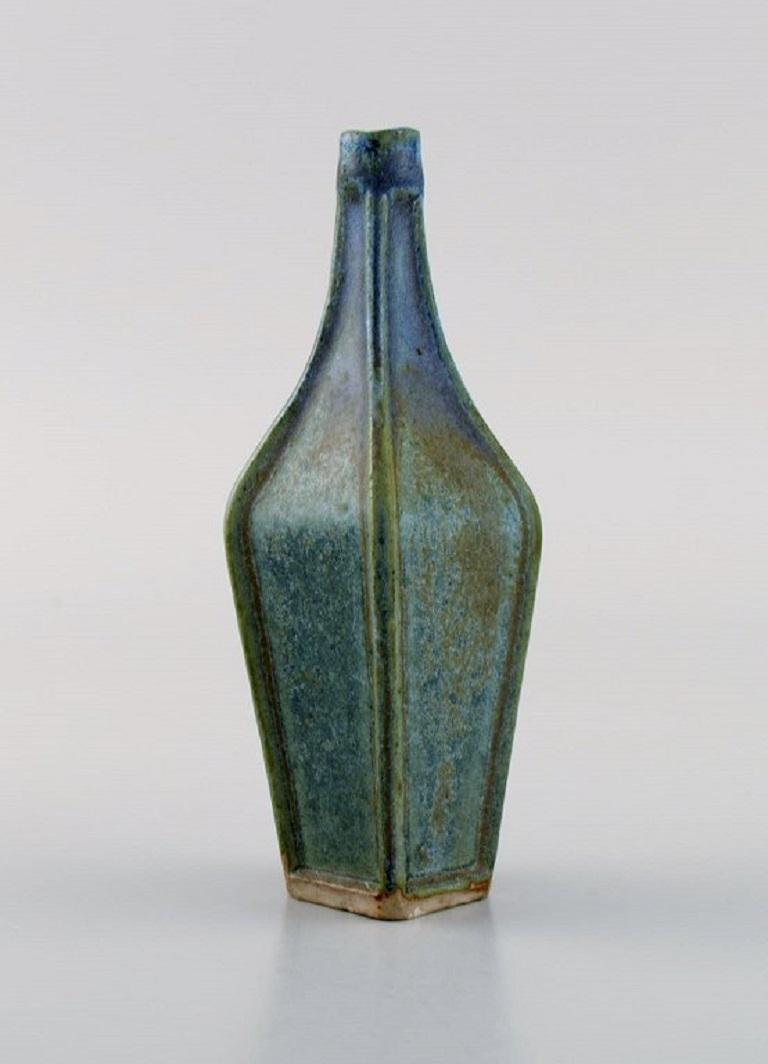 Belga Tre vasi in miniatura belgi in ceramica smaltata, metà del XX secolo in vendita