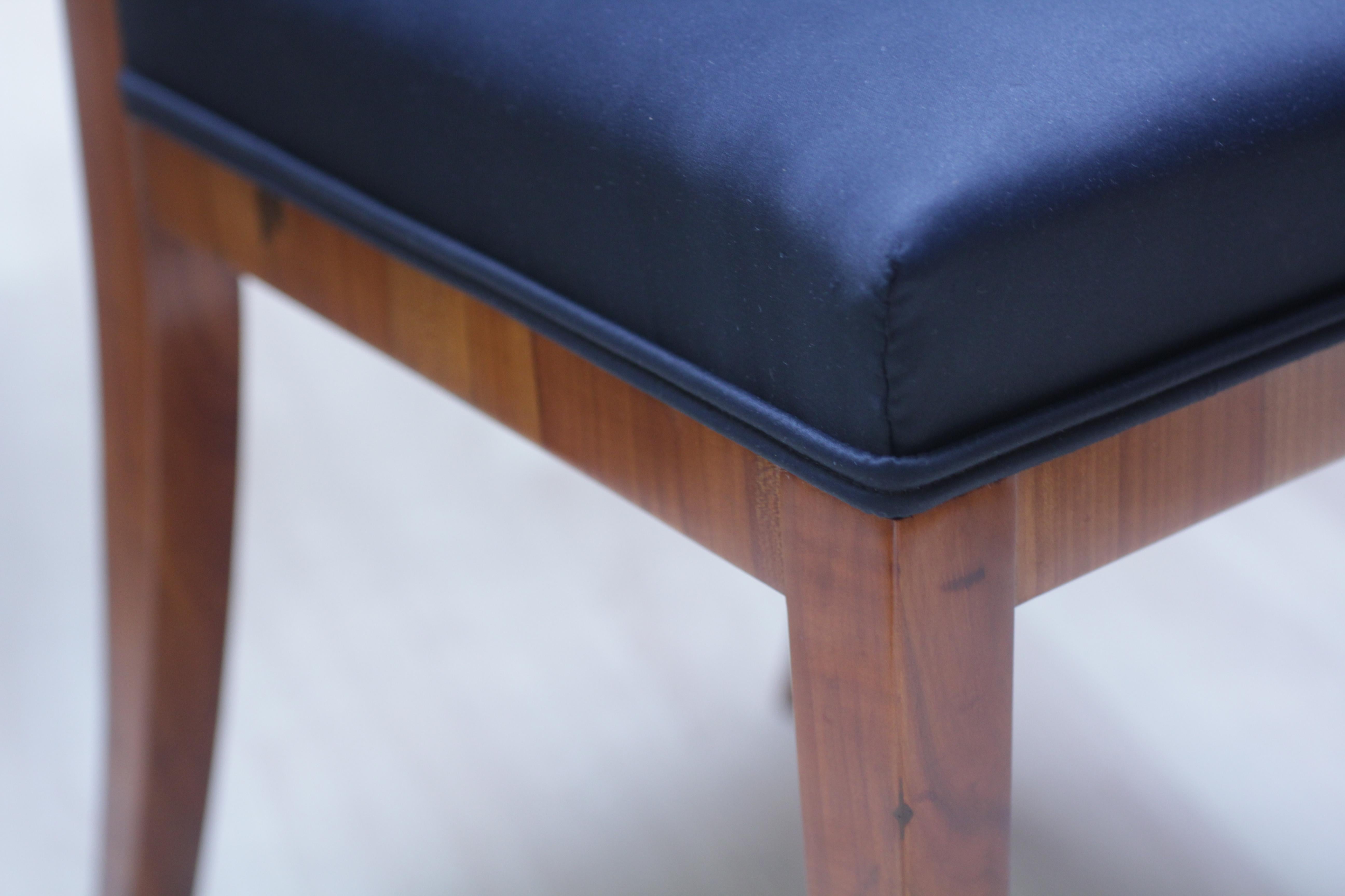 Biedermeier Chairs, Cherry Veneer with Birch Inlay, South Germany, circa 1900 9