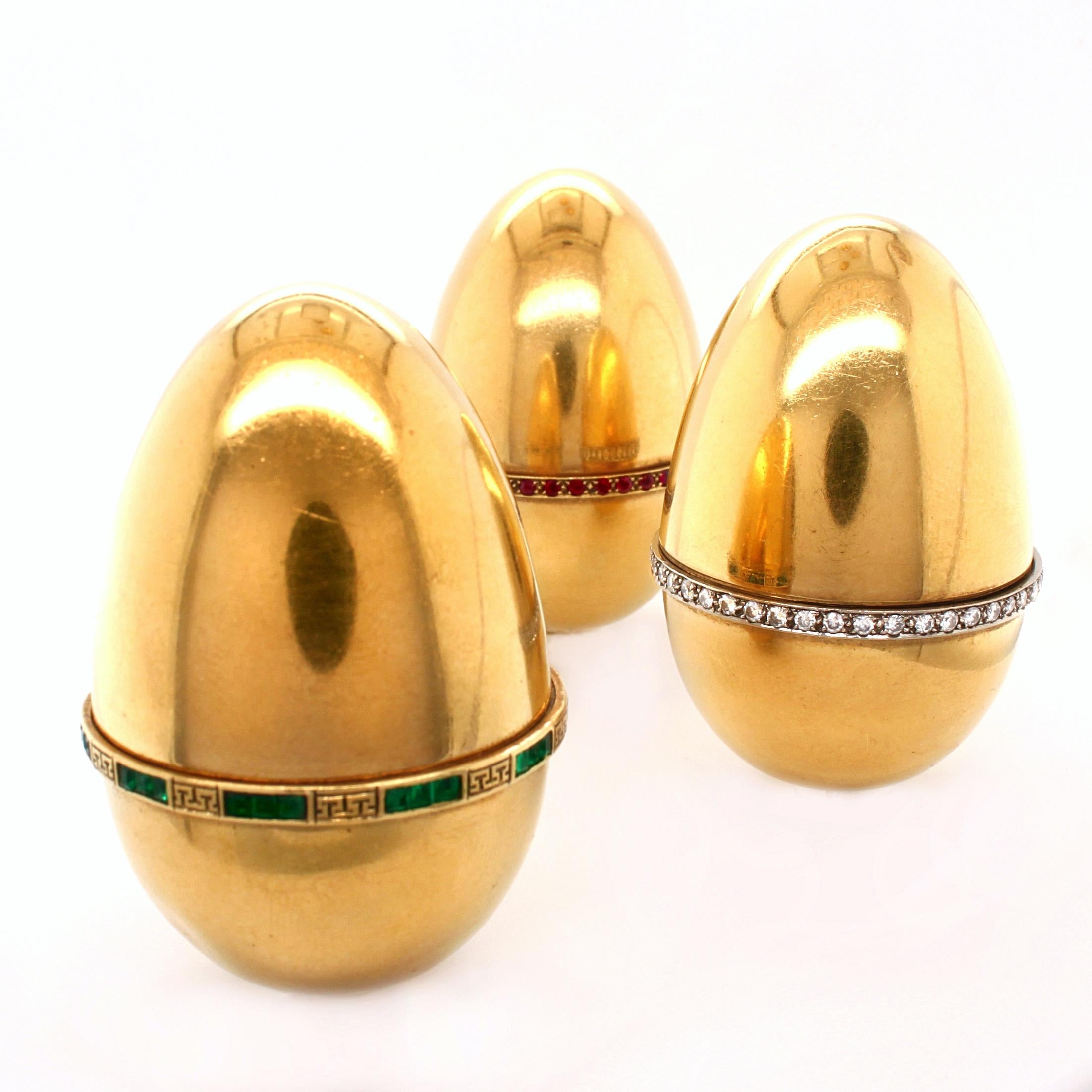 large golden eggs