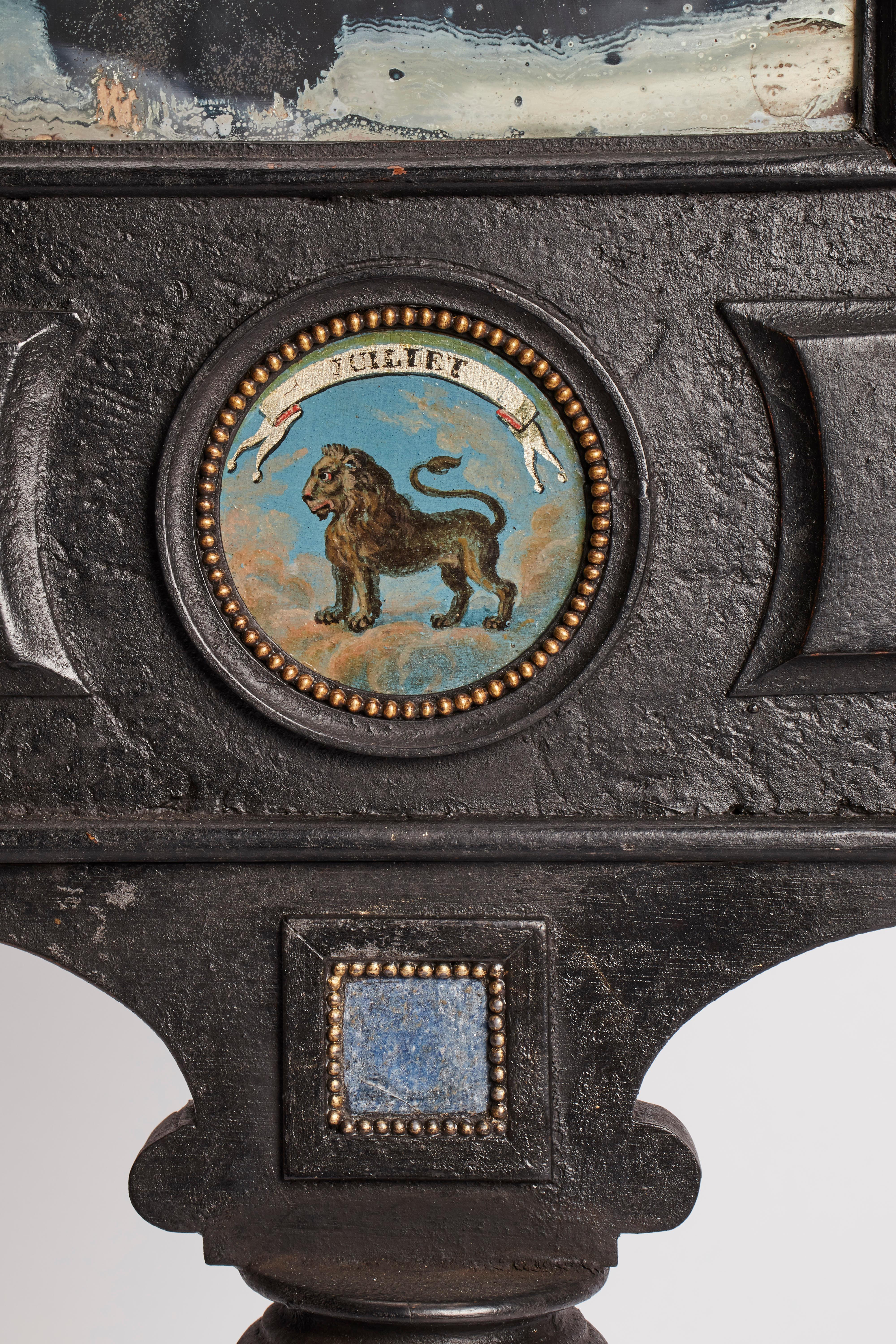 Three Big Mirrors with Zodiac Signs, Italy, 1800 5
