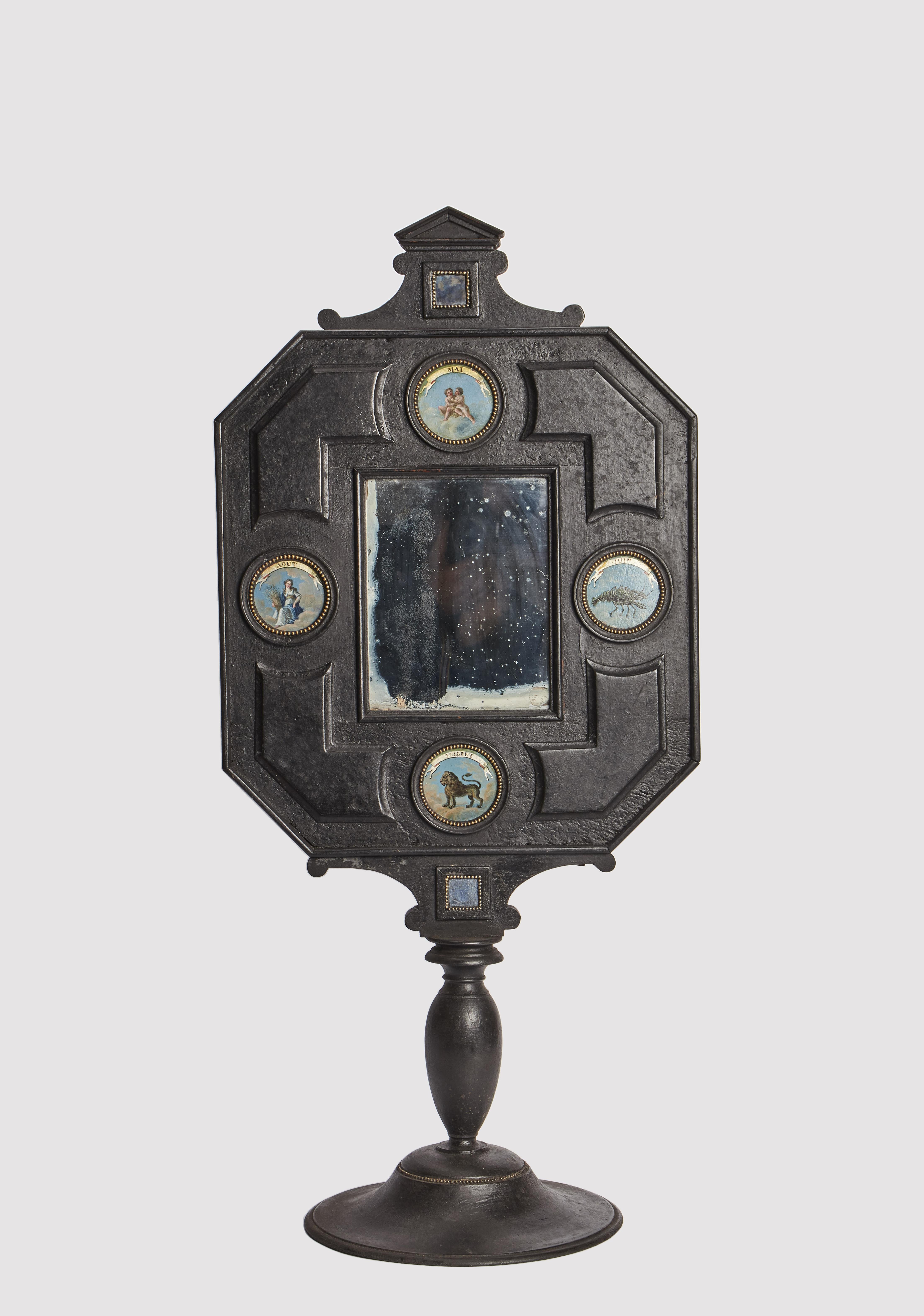 Italian Three Big Mirrors with Zodiac Signs, Italy, 1800