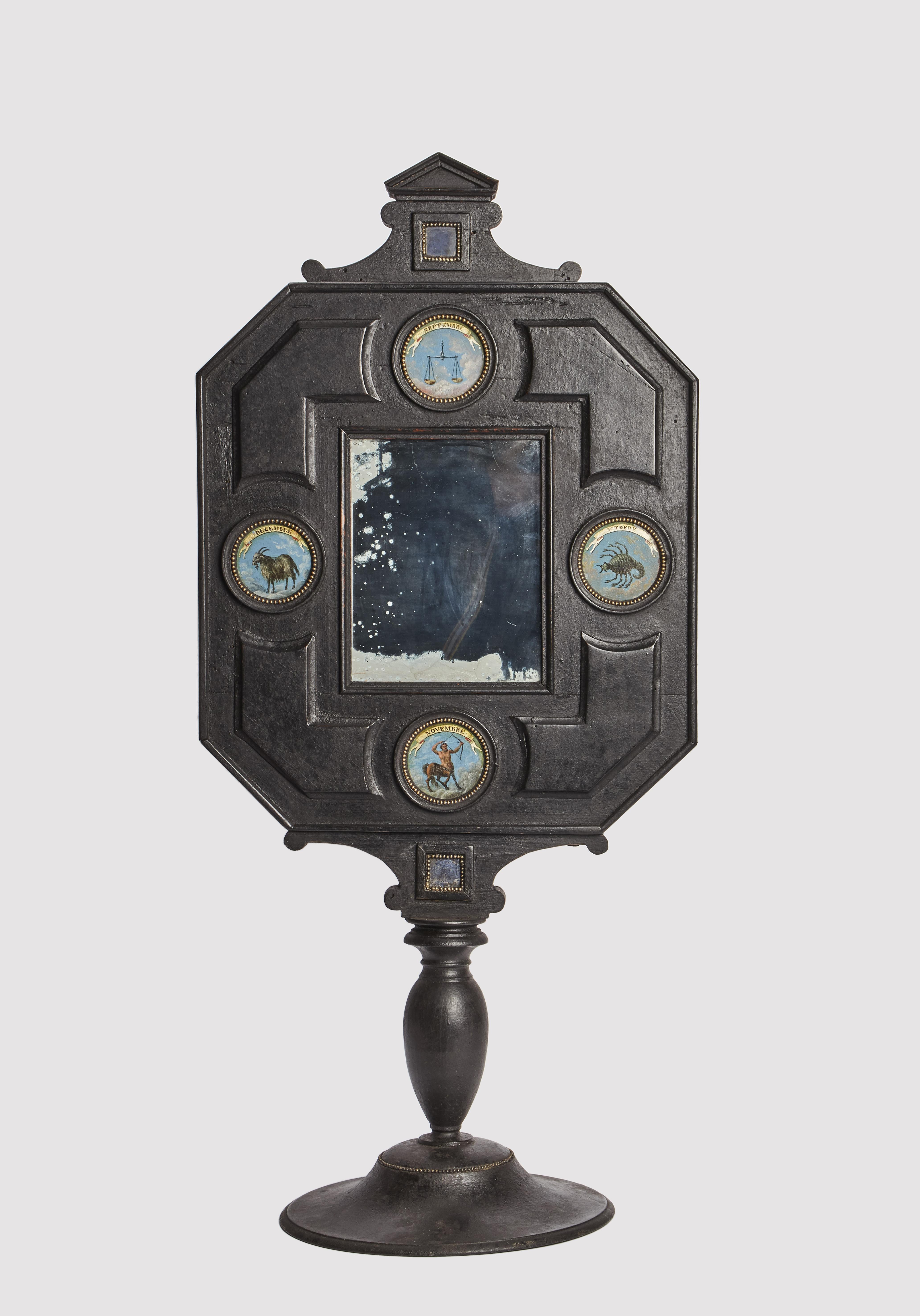Three Big Mirrors with Zodiac Signs, Italy, 1800 In Excellent Condition In Milan, IT
