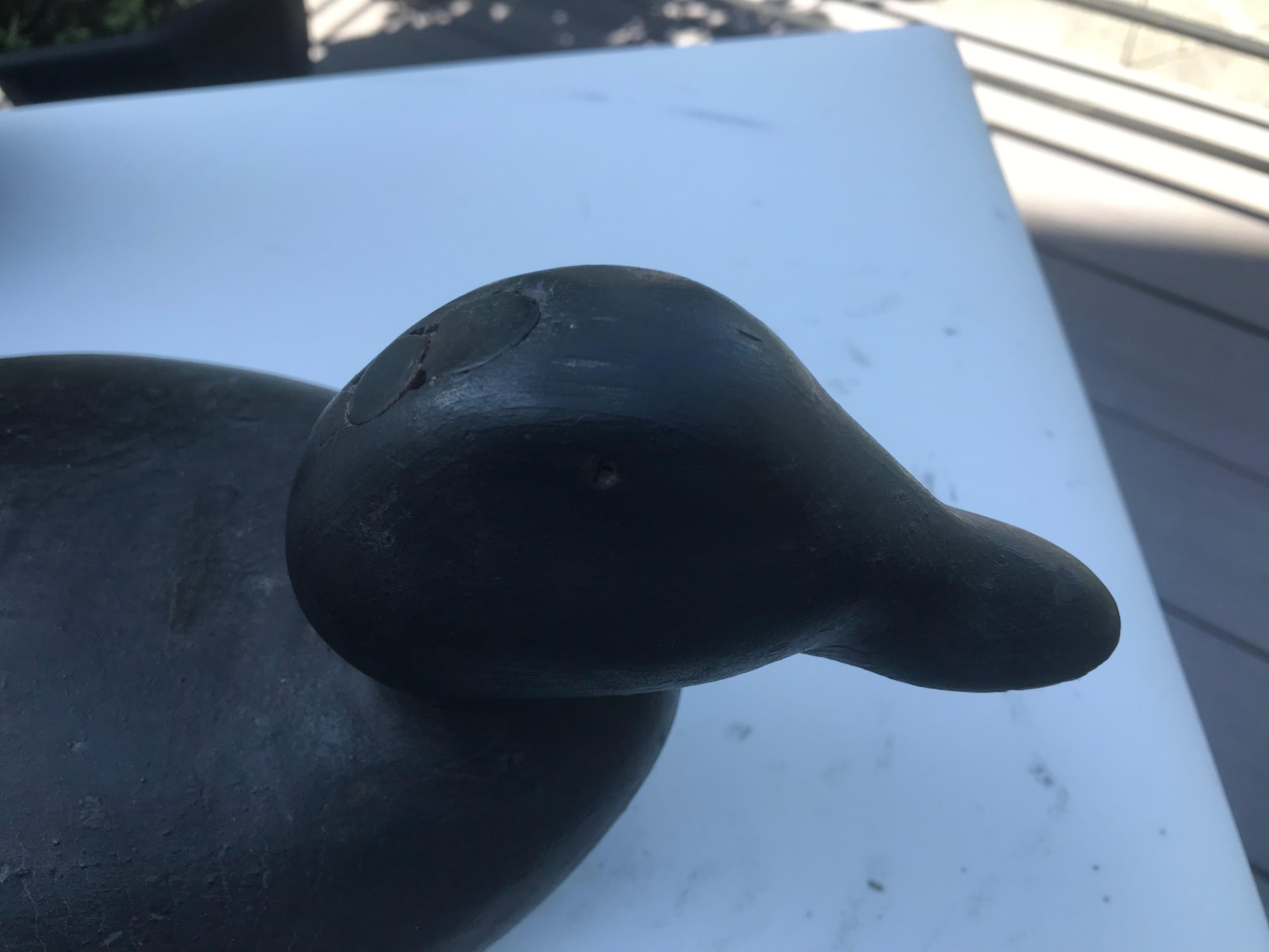 Three Black Duck Decoys Martha's Vineyard by Ben Smith, circa 1900 3