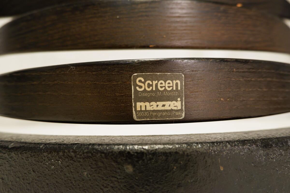 20th Century Three Black Screen by Massimo Morozzi, Mazzei, 1980's For Sale