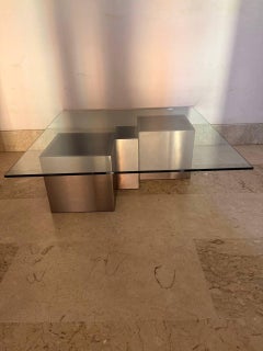 Three Block Nanda Vigo, Acerbis 1979 table coffee