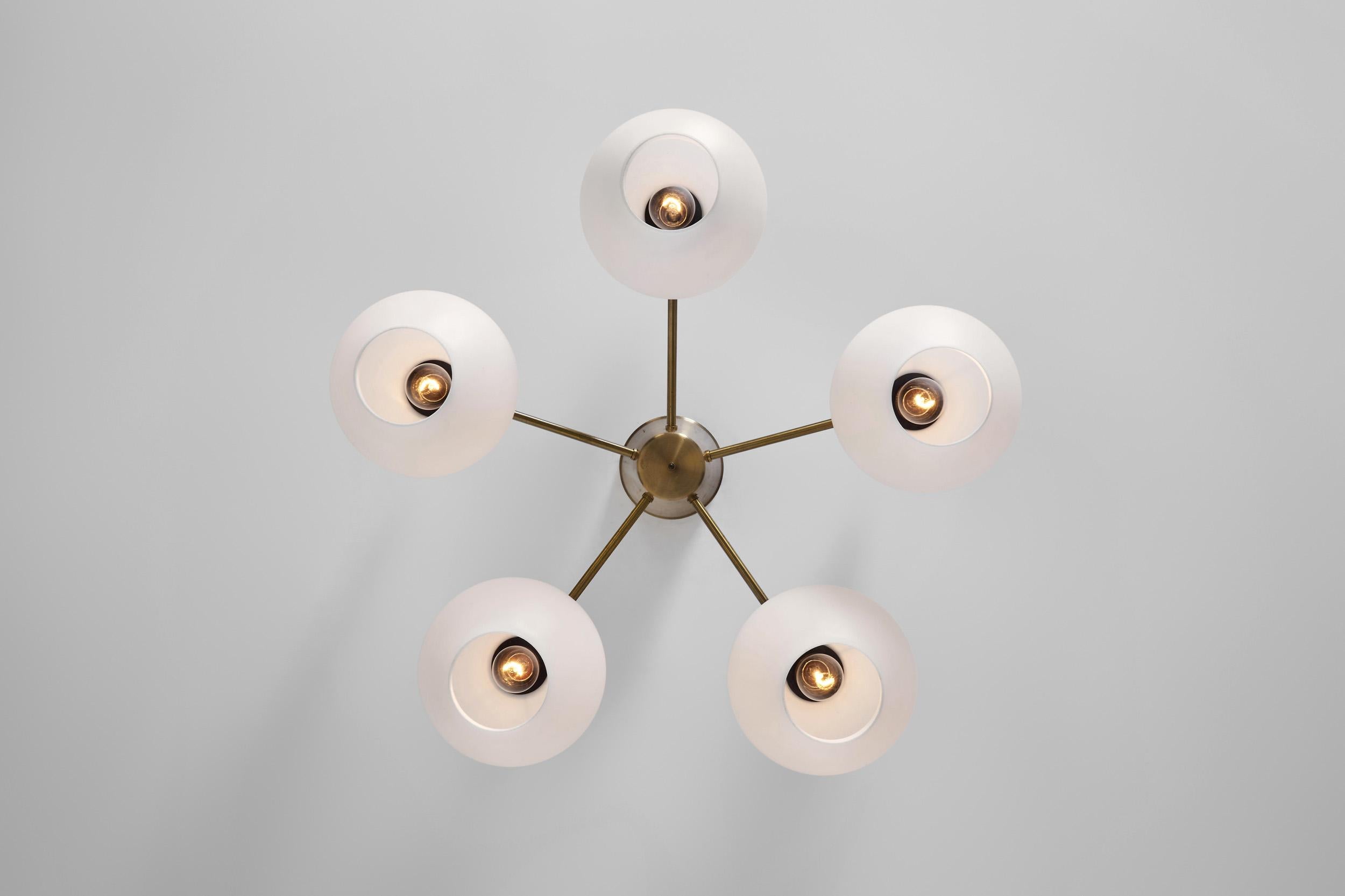 Three Ceiling Lamps by Hans Bergström for ASEA, Sweden Mid-20th Century 6