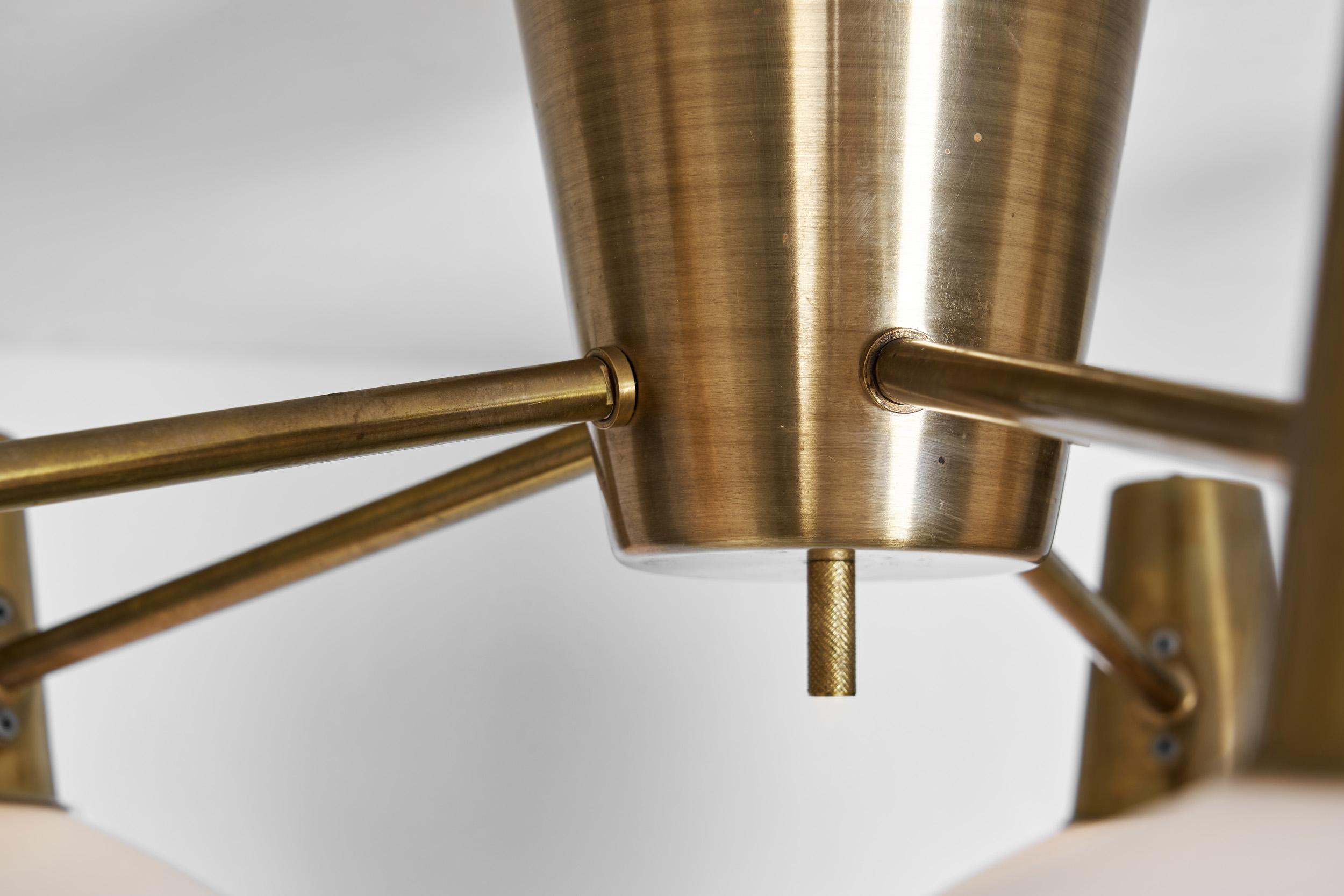 Three Ceiling Lamps by Hans Bergström for ASEA, Sweden Mid-20th Century 9