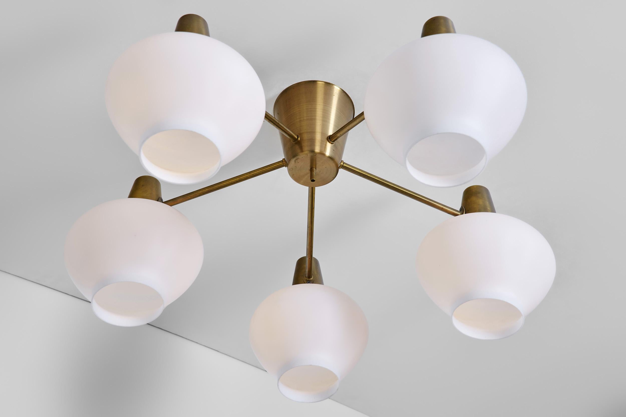 Three Ceiling Lamps by Hans Bergström for ASEA, Sweden Mid-20th Century 1