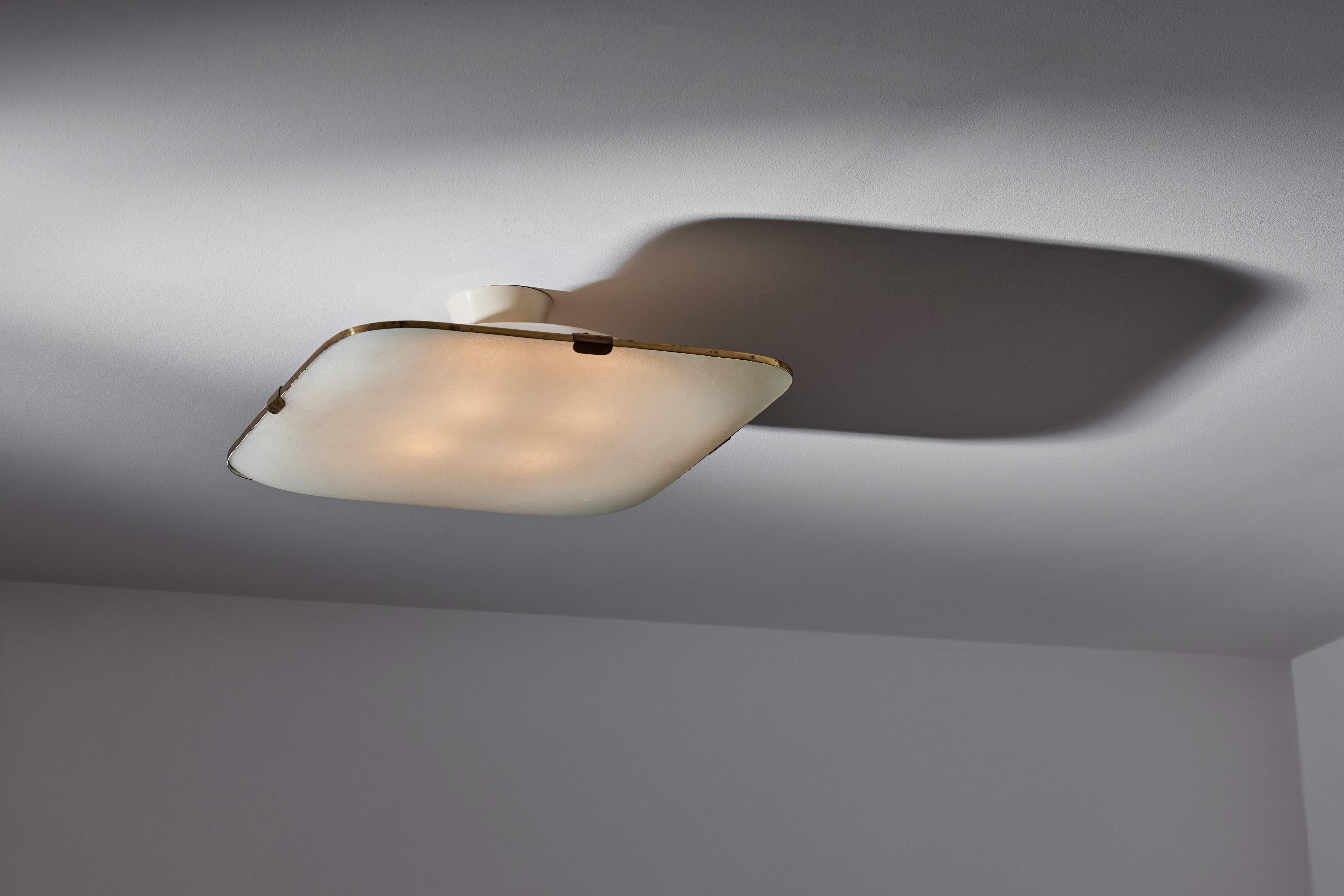 Single Ceiling Light by Max Ingrand for Fontana Arte 3