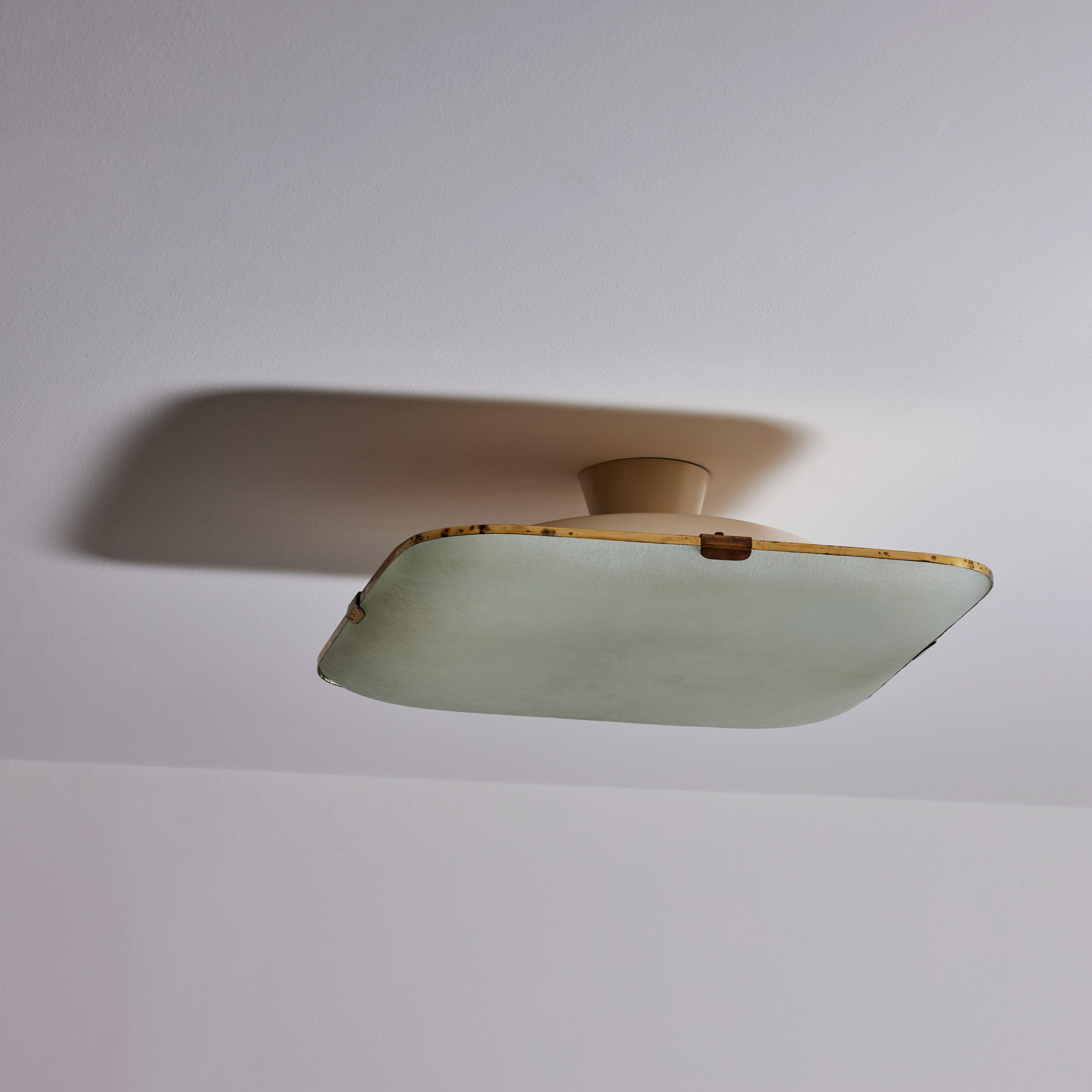 Single Ceiling Light by Max Ingrand for Fontana Arte 5