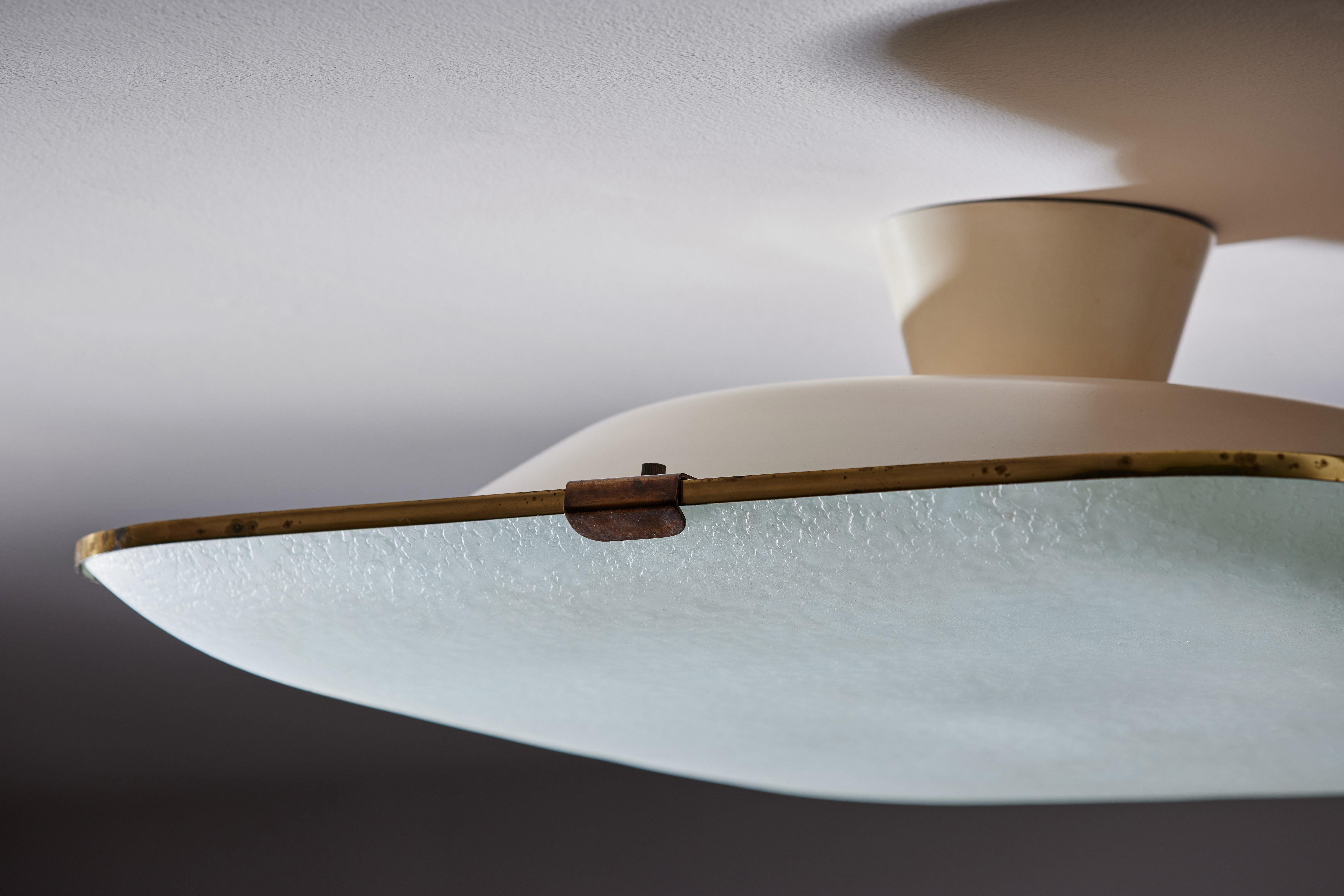 Single Ceiling Light by Max Ingrand for Fontana Arte 8