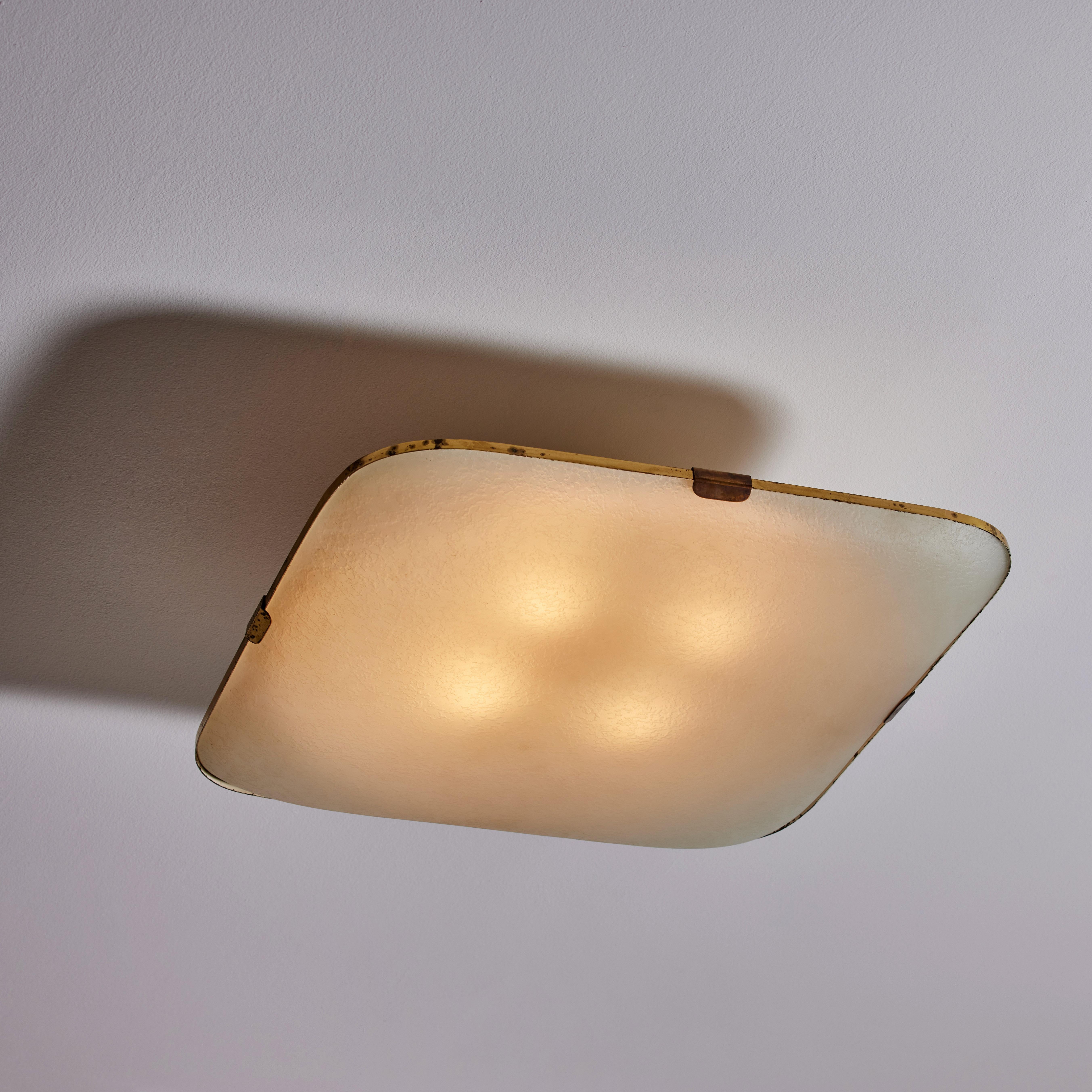 Mid-Century Modern Single Ceiling Light by Max Ingrand for Fontana Arte