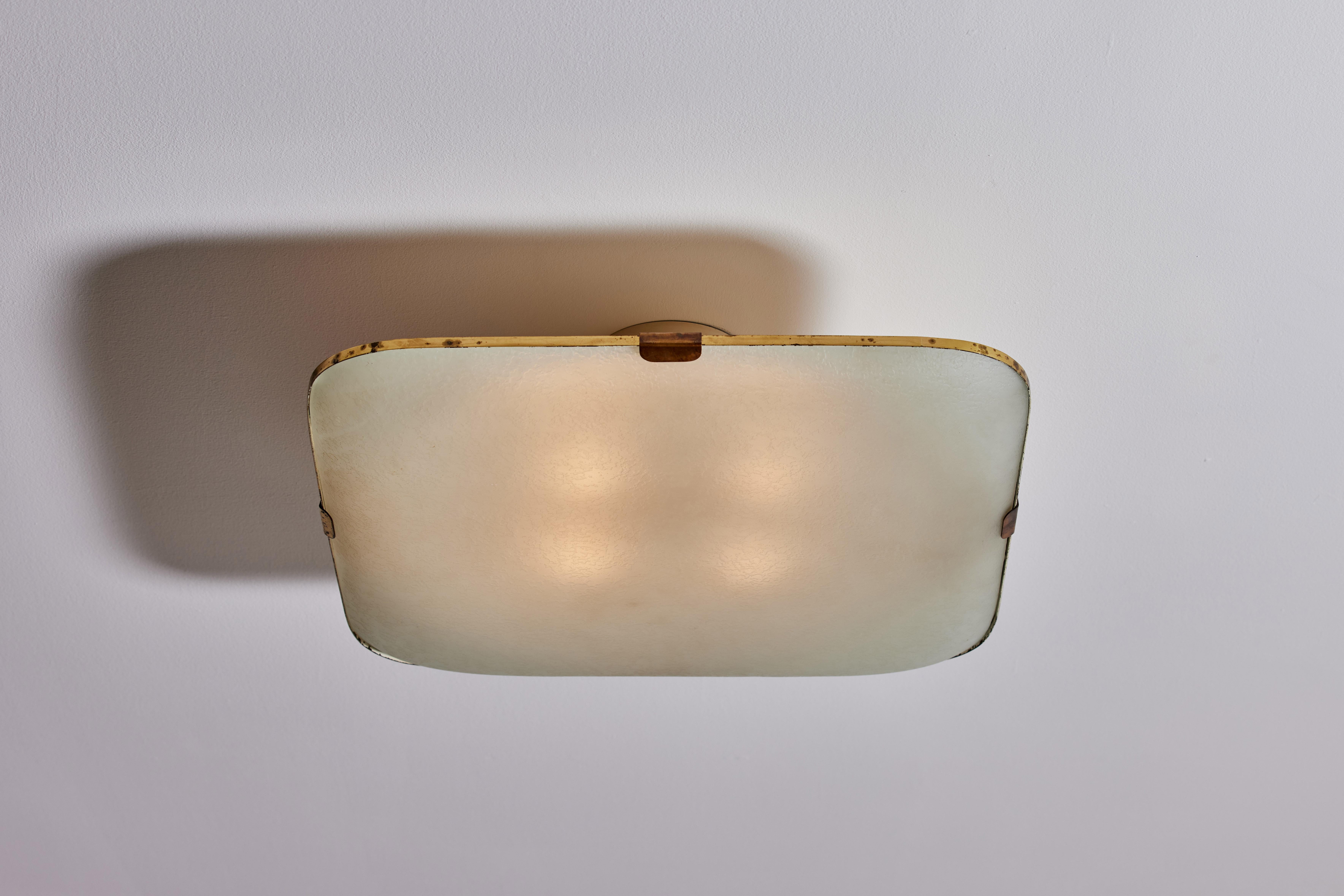 Italian Single Ceiling Light by Max Ingrand for Fontana Arte