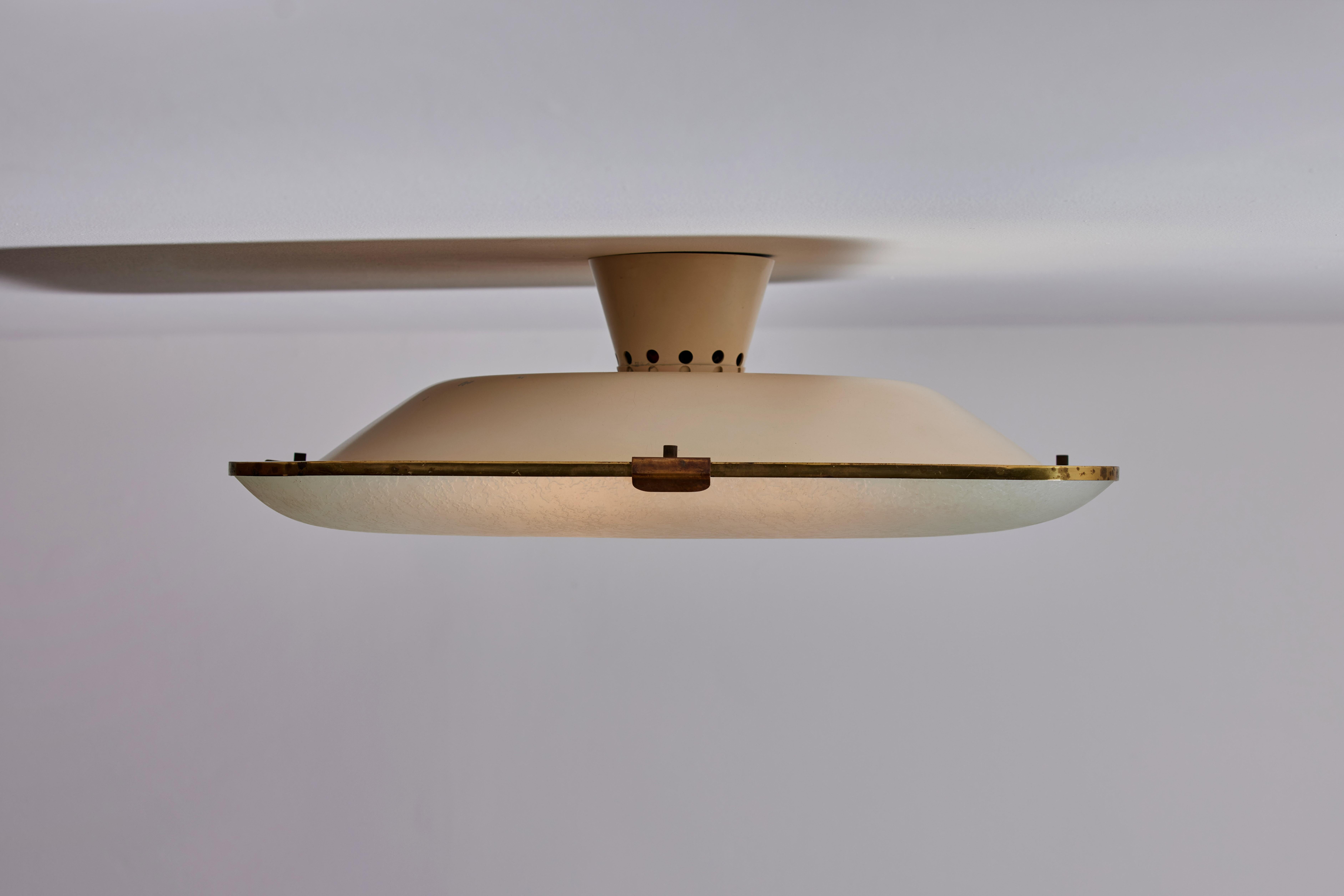 Mid-20th Century Single Ceiling Light by Max Ingrand for Fontana Arte