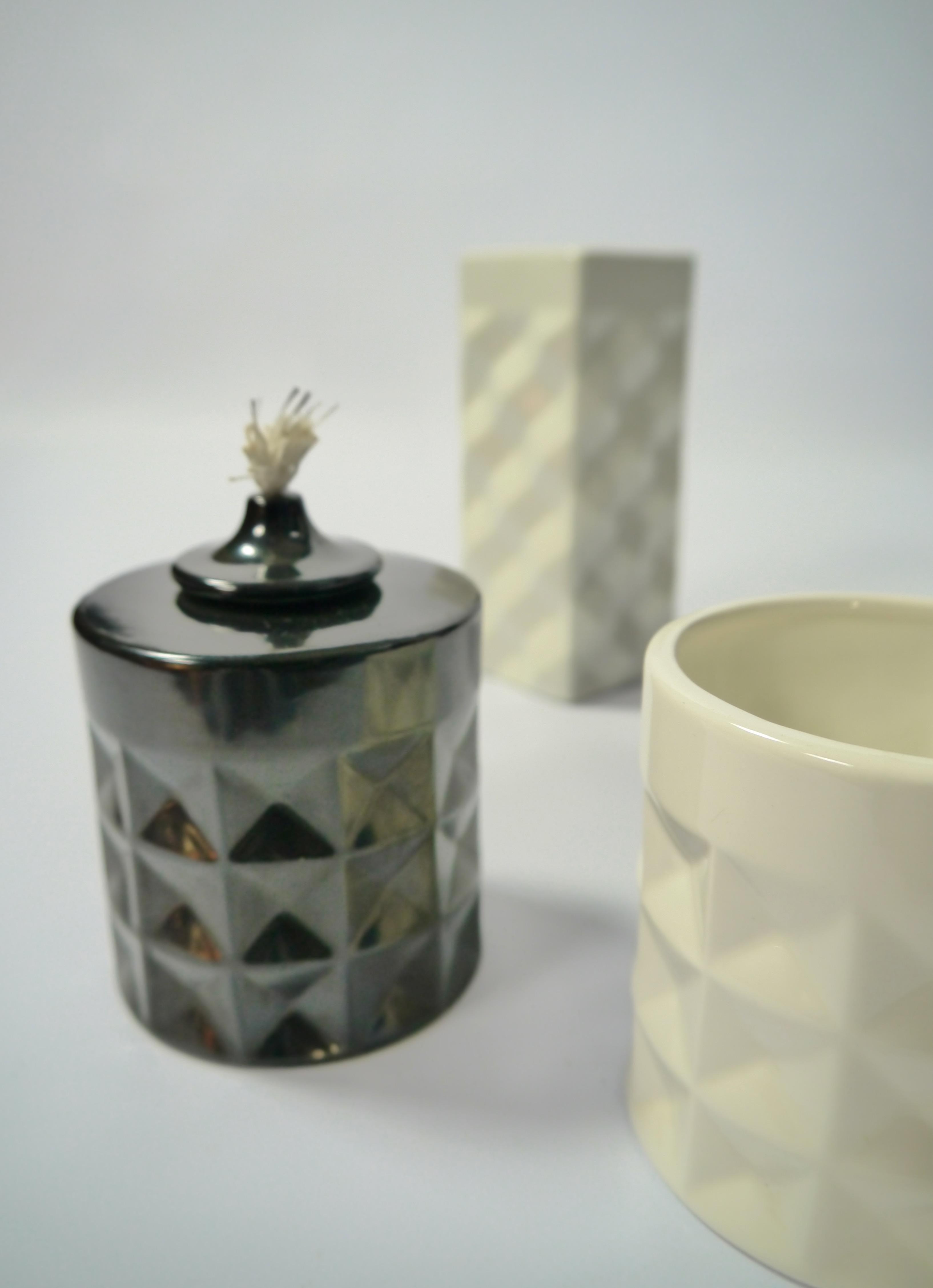 Ceramica Tre vasi in ceramica di Hermann Bongard per Figgjo Flint, Norvegia, anni '60 in vendita